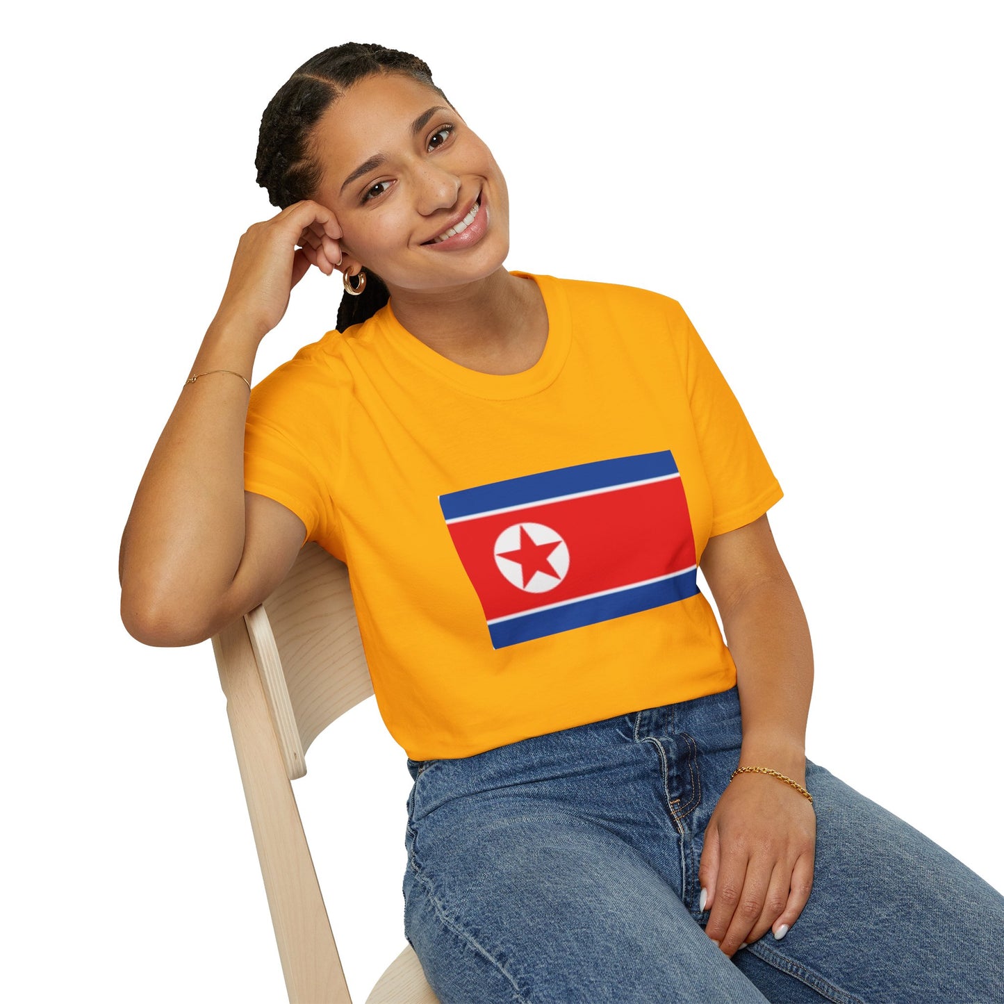 Unisex Softstyle T-Shirt -- North Korea