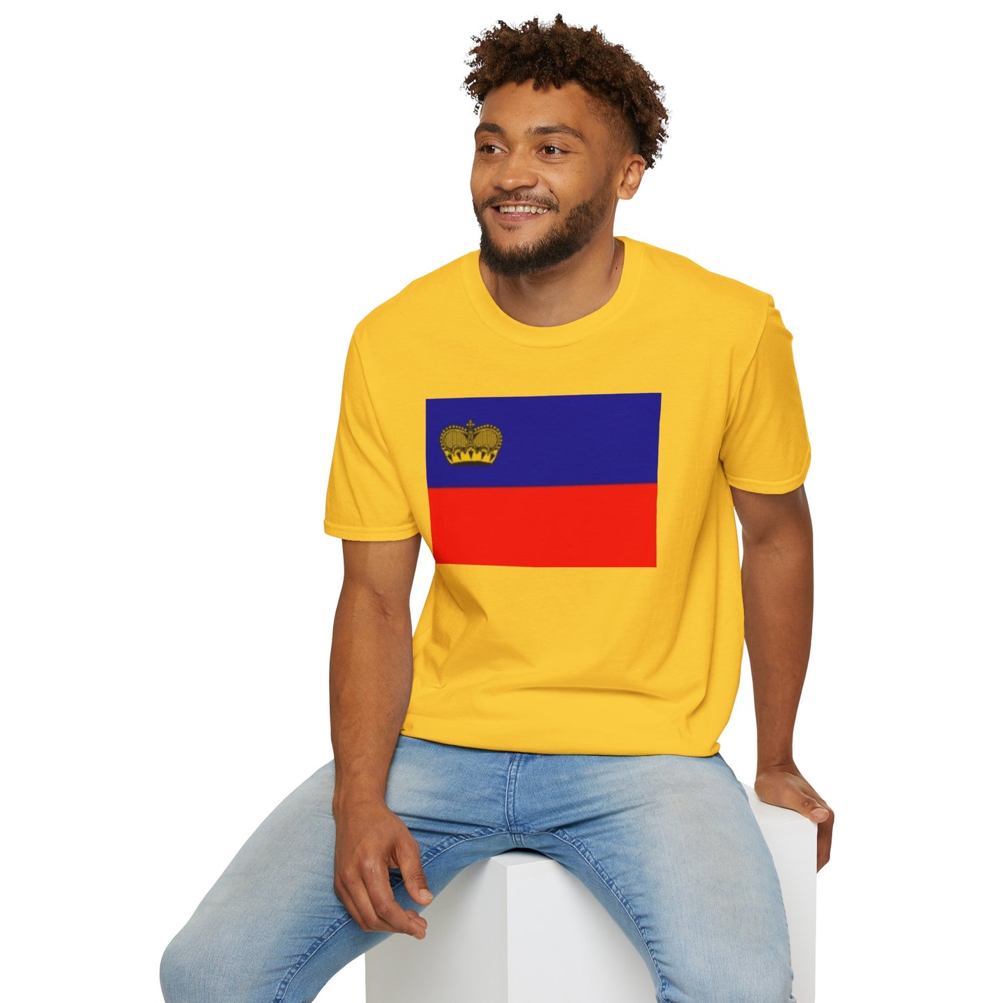 Unisex Softstyle T-Shirt -- Liechtenstein