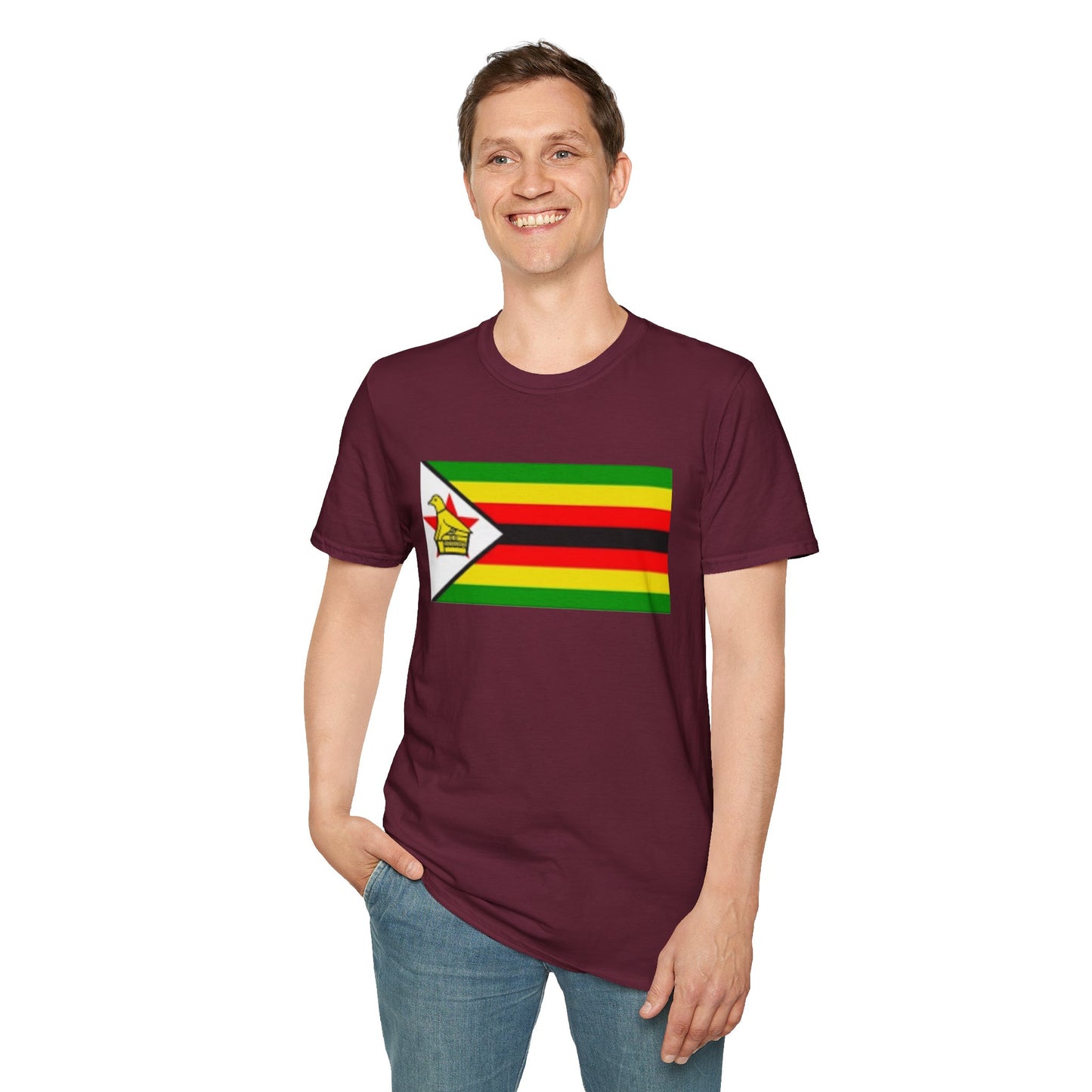 Unisex Softstyle T-Shirt -- Zimbabwe