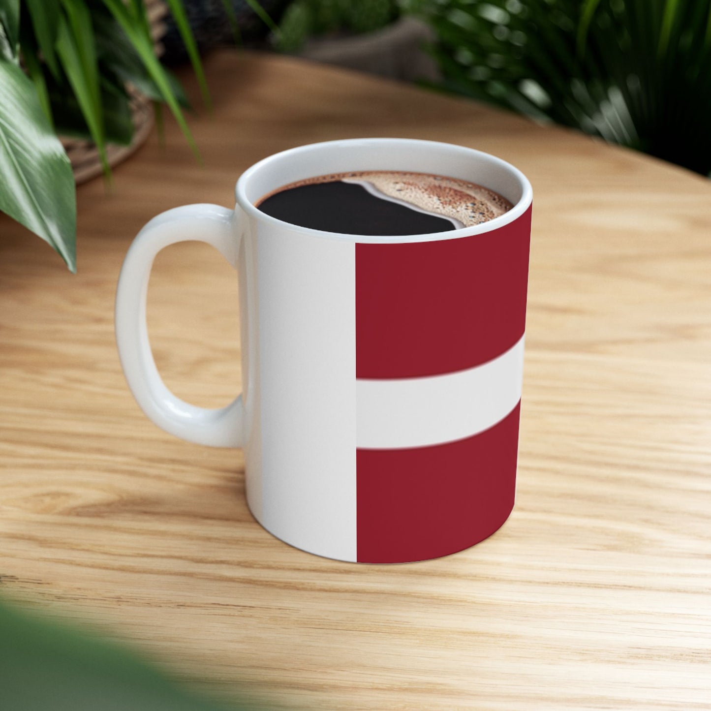 Ceramic Mug 11oz -- Latvia