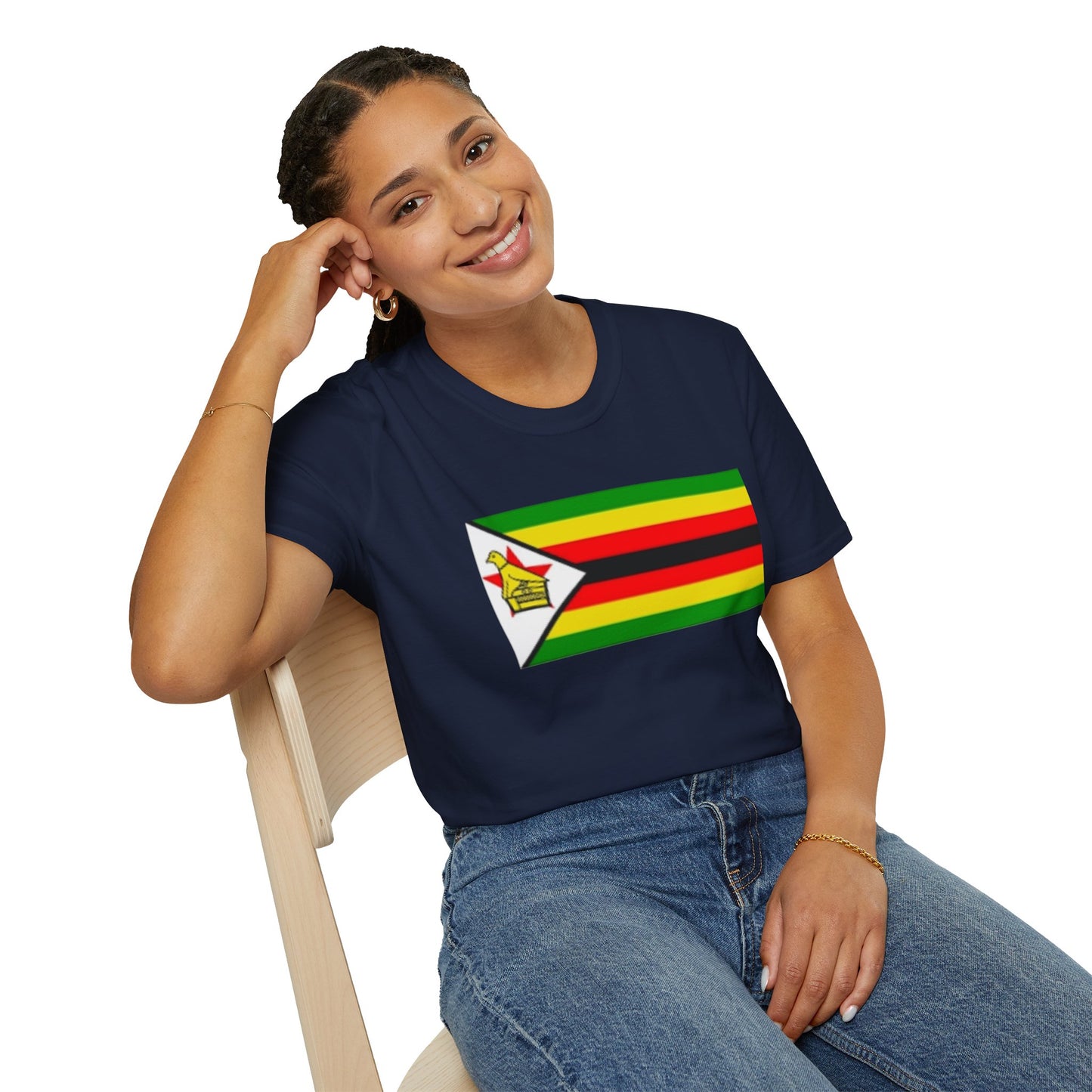 Unisex Softstyle T-Shirt -- Zimbabwe