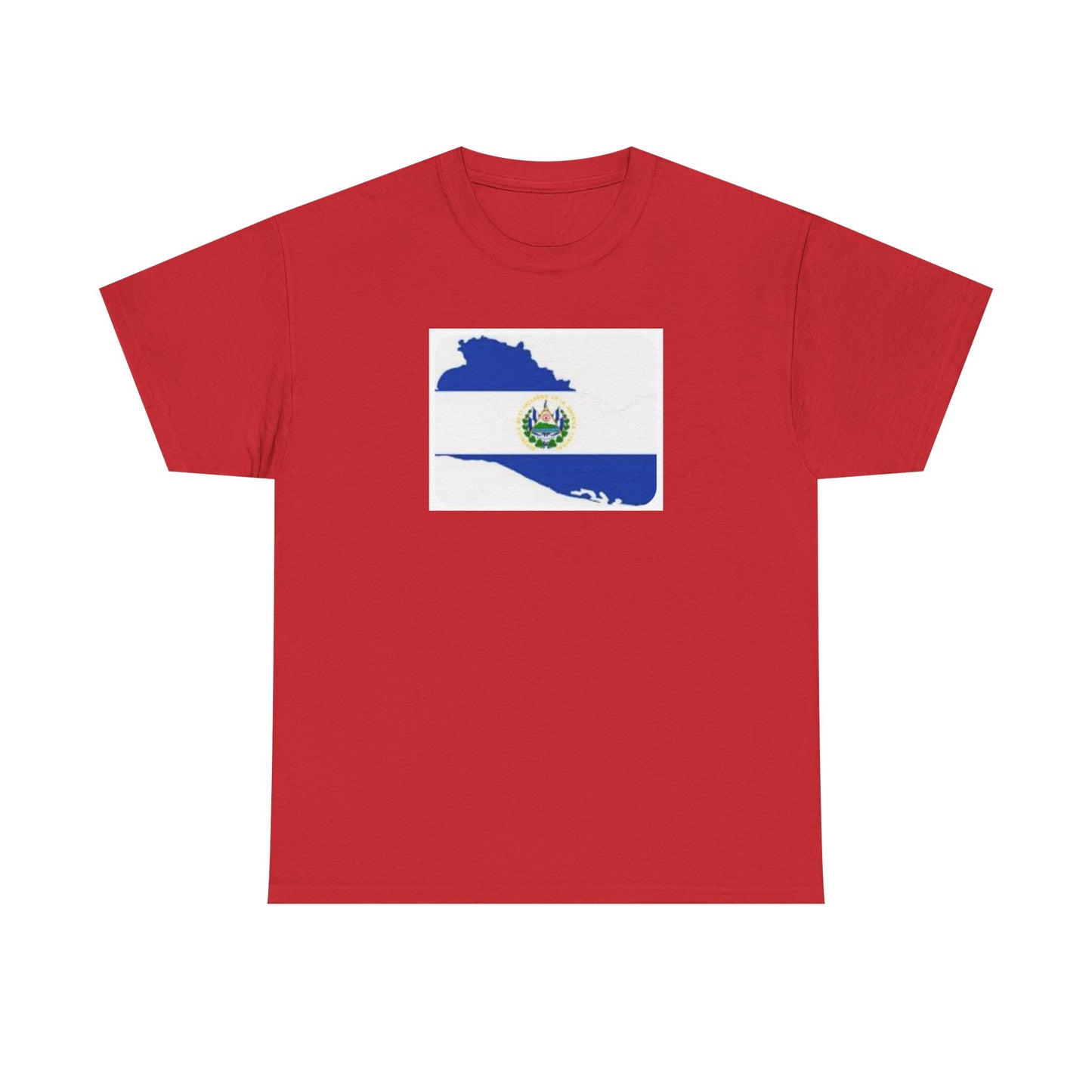 Unisex Heavy Cotton Tee -- el Salvador flag and map