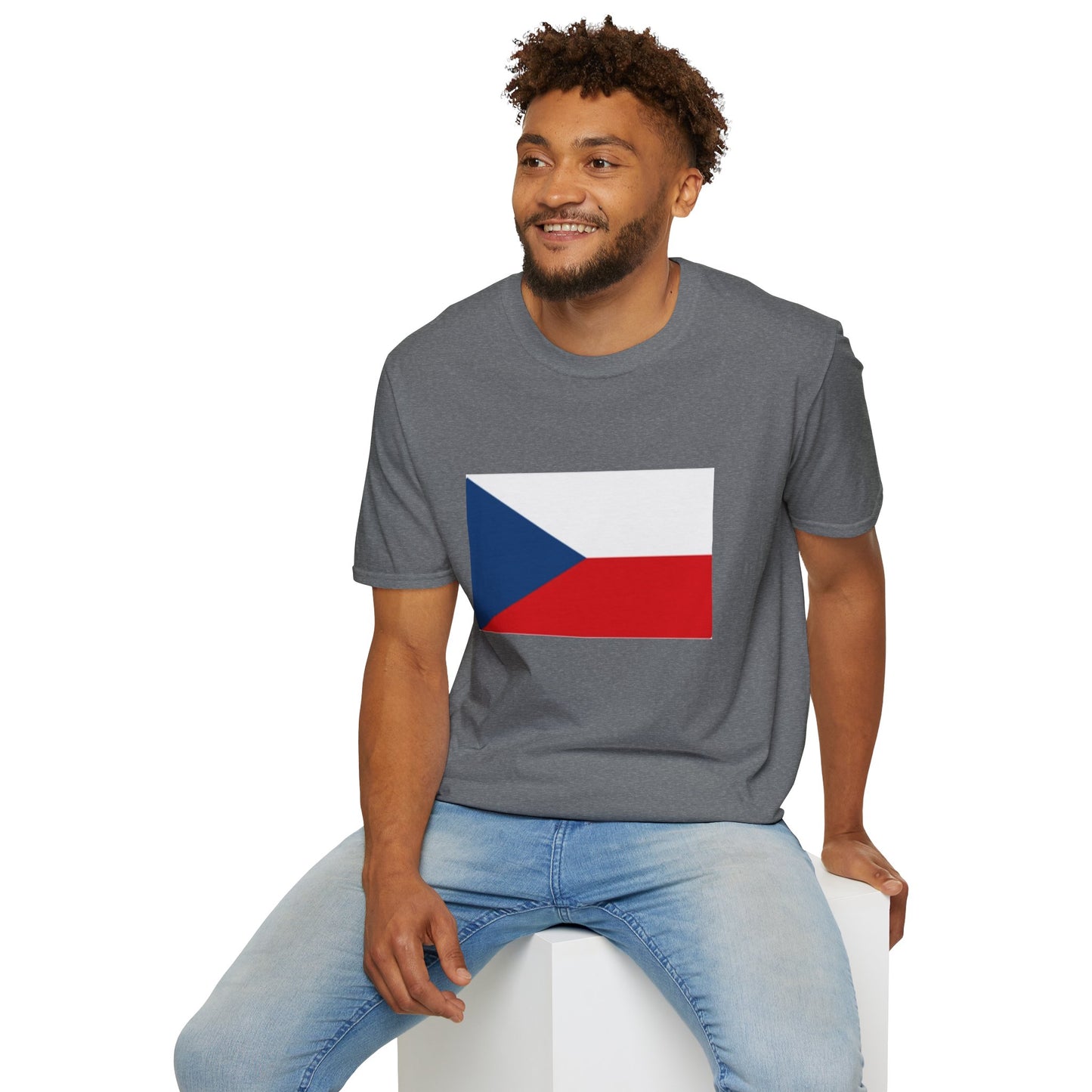 Unisex Softstyle T-Shirt -- Czechia