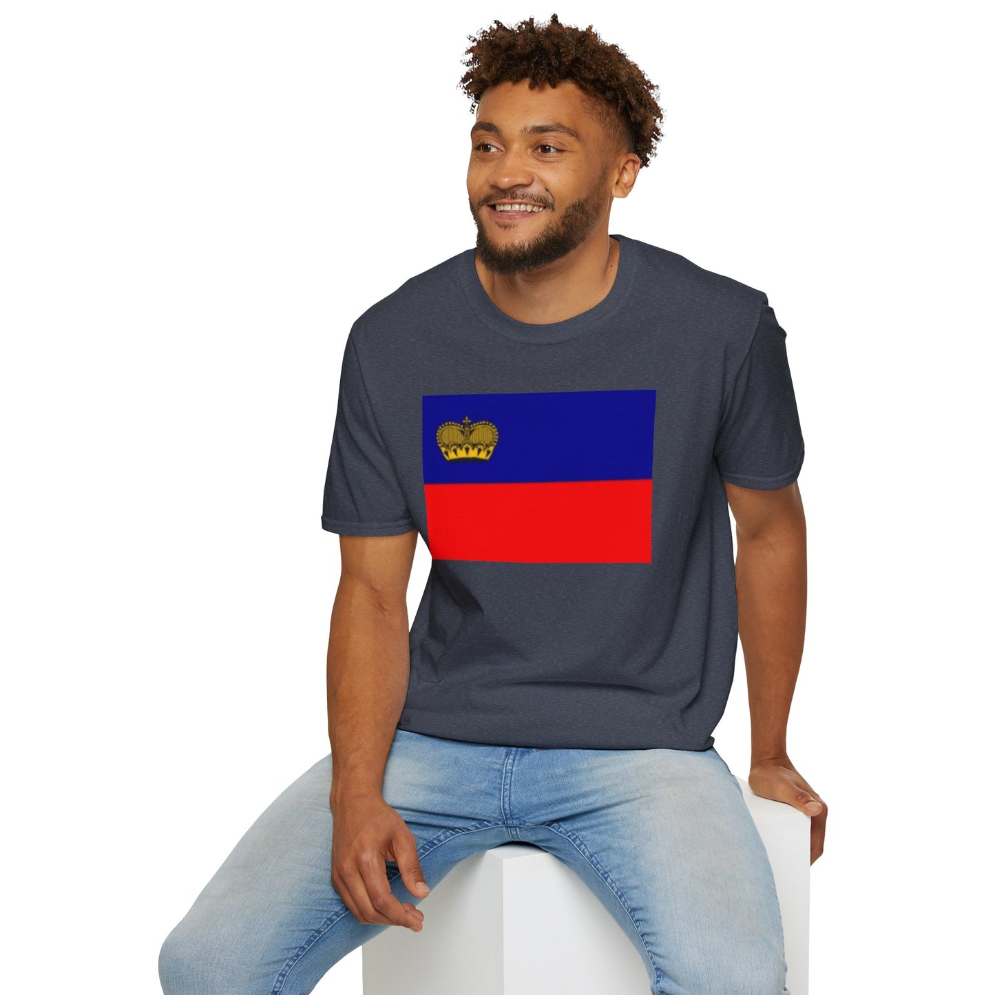 Unisex Softstyle T-Shirt -- Liechtenstein