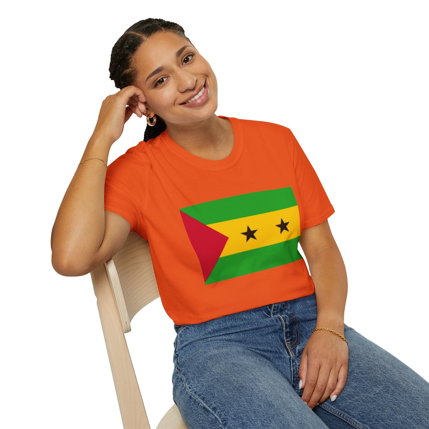 Unisex Softstyle T-Shirt -- Sao Tome and Principe