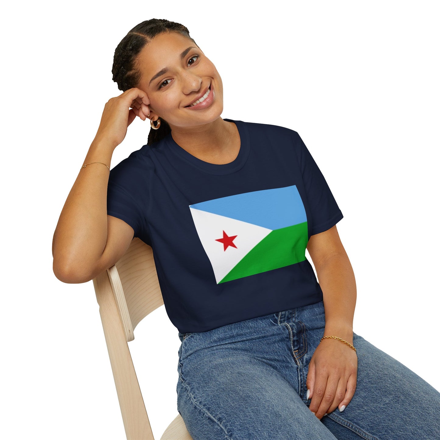 Unisex Softstyle T-Shirt -- Djibouti