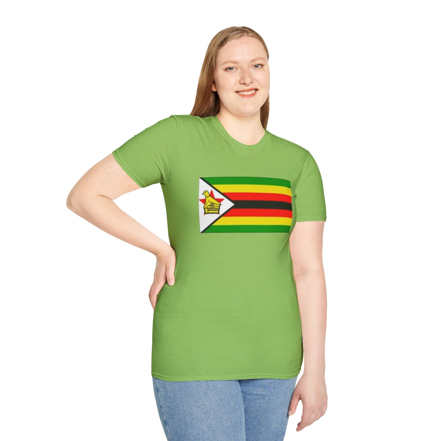 Unisex Softstyle T-Shirt -- Zimbabwe