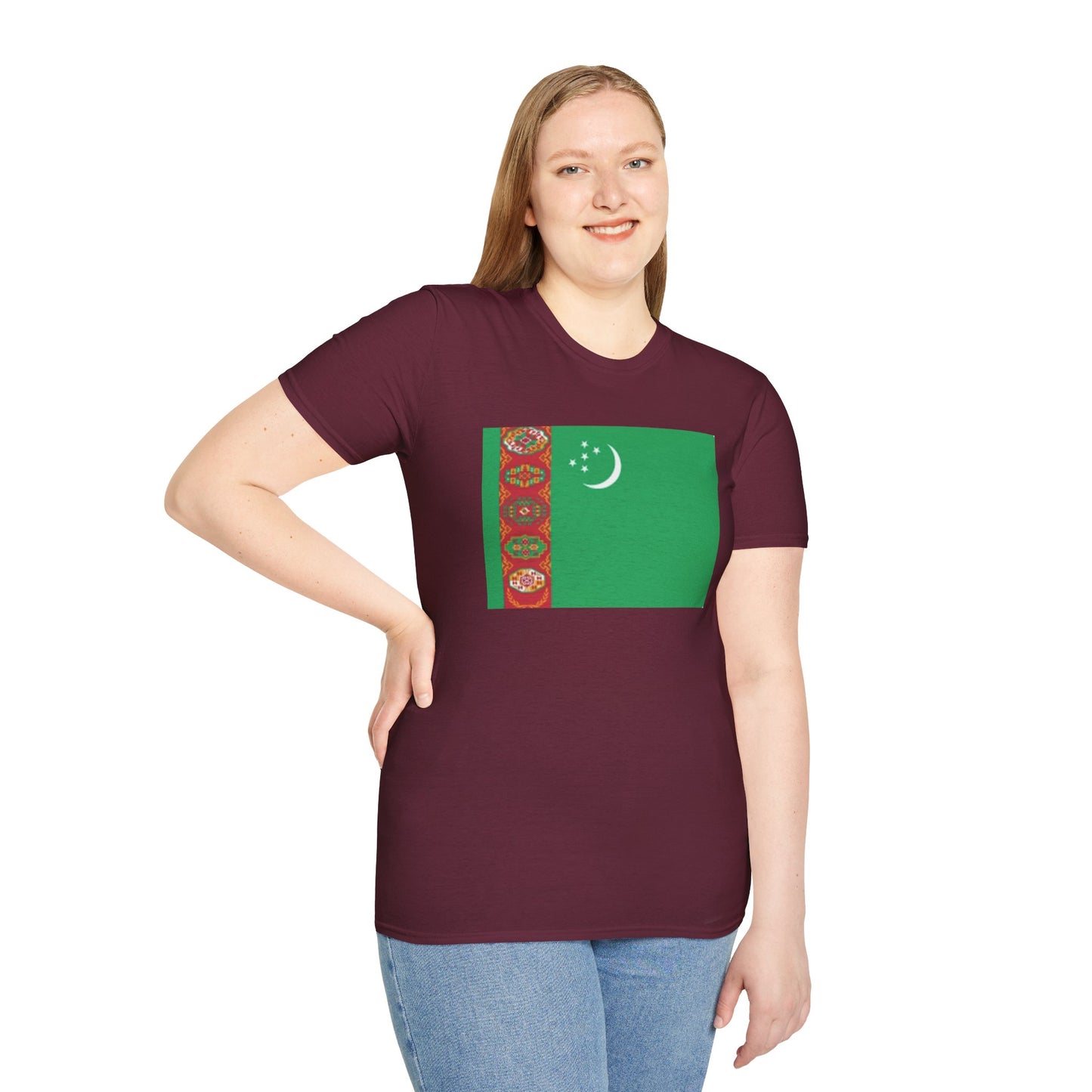 Unisex Softstyle T-Shirt -- Turkmenistan