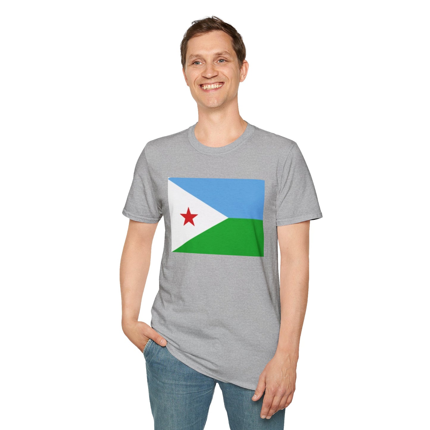 Unisex Softstyle T-Shirt -- Djibouti