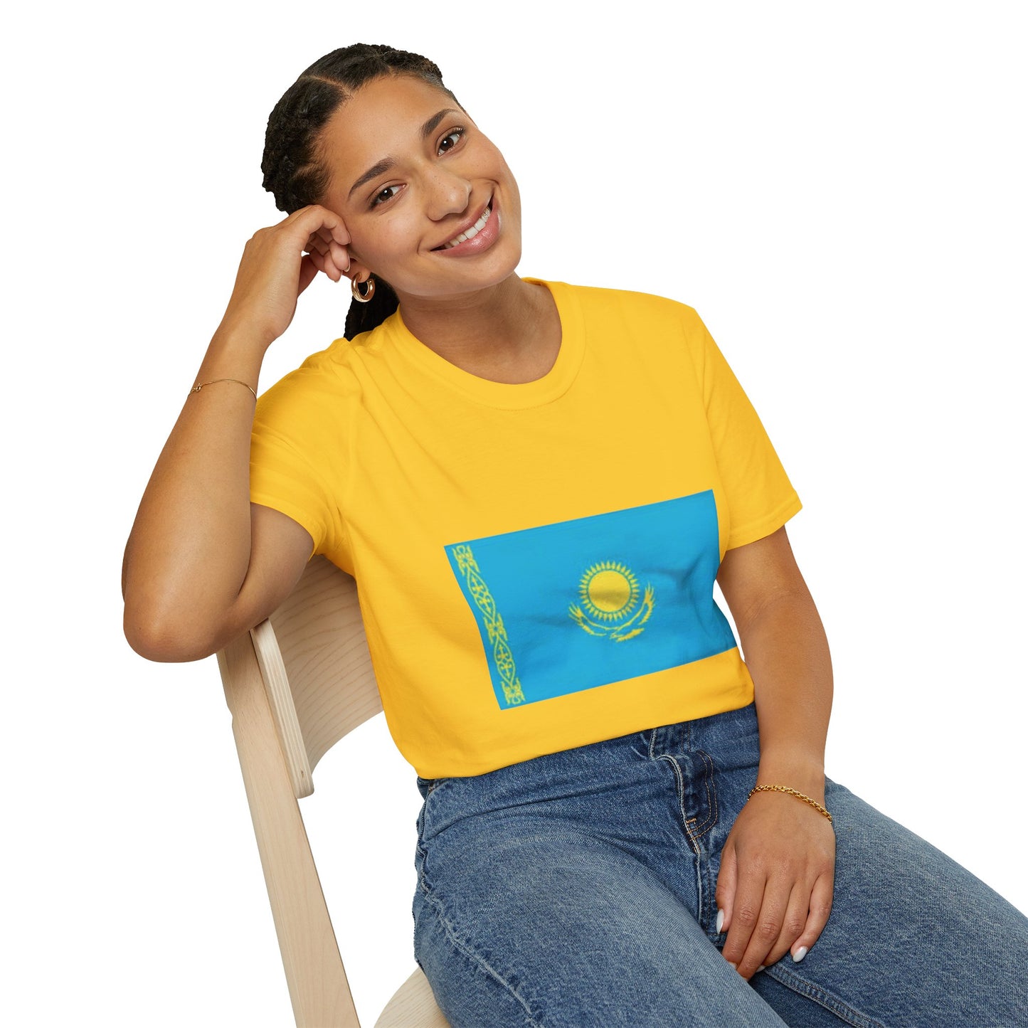 Unisex Softstyle T-Shirt -- Kazakhstan
