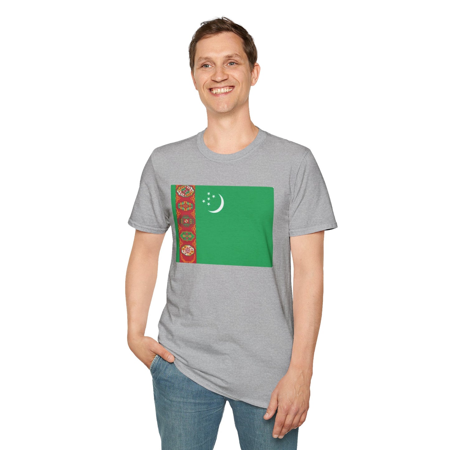 Unisex Softstyle T-Shirt -- Turkmenistan