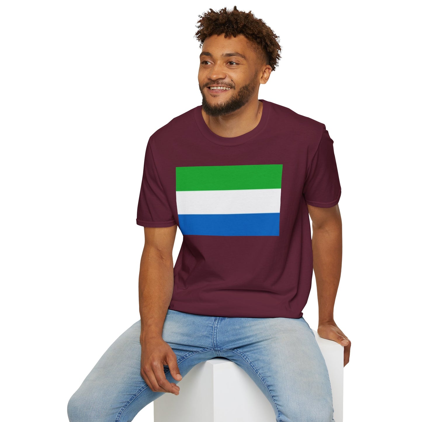 Unisex Softstyle T-Shirt -- Sierra Leone