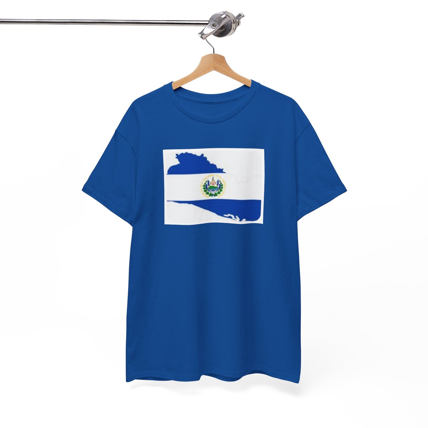 Unisex Heavy Cotton Tee -- el Salvador flag and map