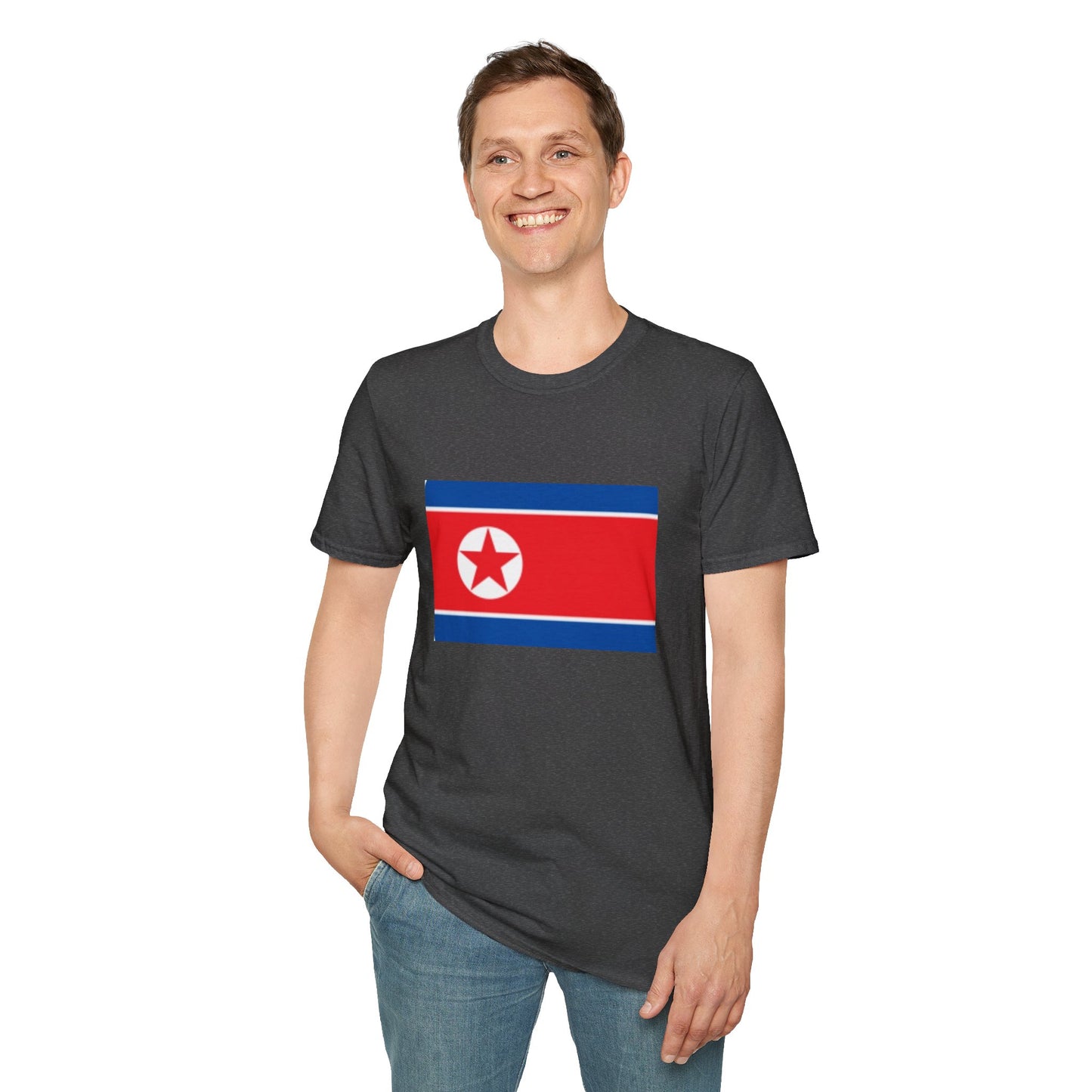 Unisex Softstyle T-Shirt -- North Korea