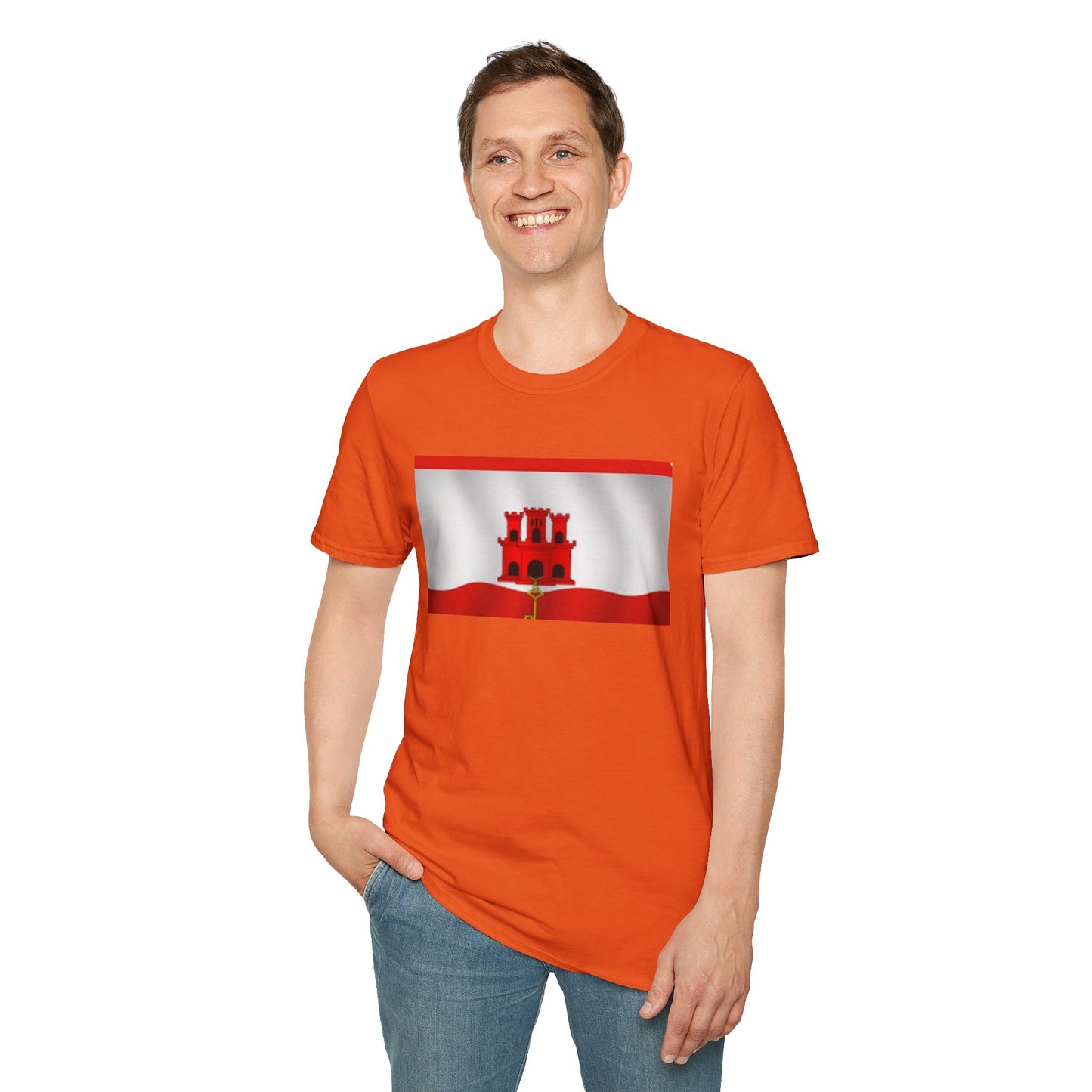 Unisex Softstyle T-Shirt -- Gibraltar