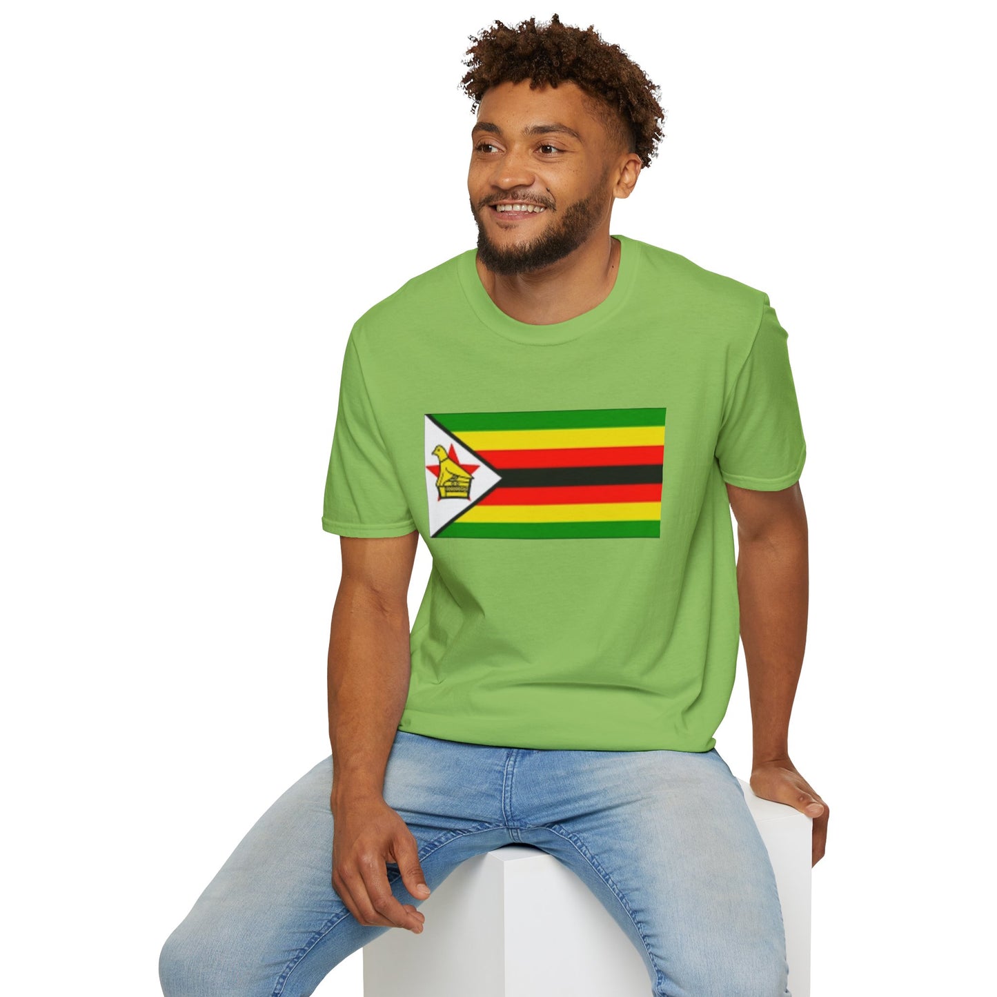 Unisex Softstyle T-Shirt -- Zimbabwe