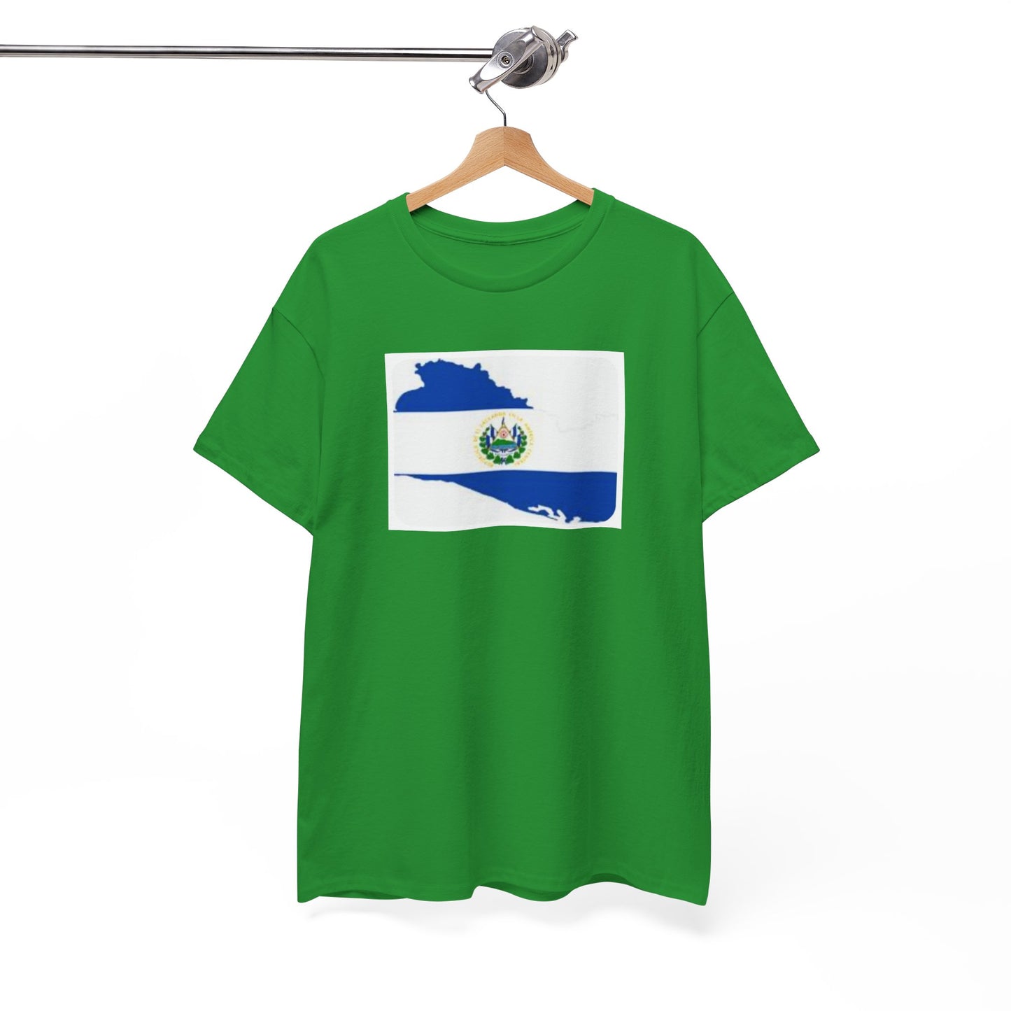 Unisex Heavy Cotton Tee -- el Salvador flag and map