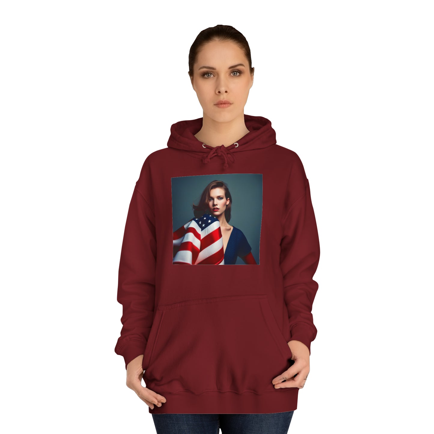 Unisex College Hoodie USA