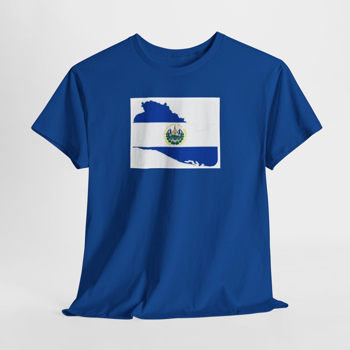 Unisex Heavy Cotton Tee -- el Salvador flag and map