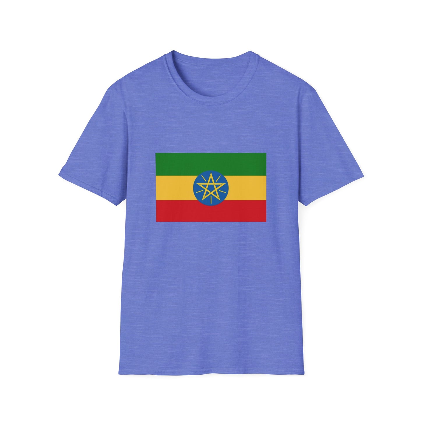 Unisex Softstyle T-Shirt -- Ethiopia Federal Flag