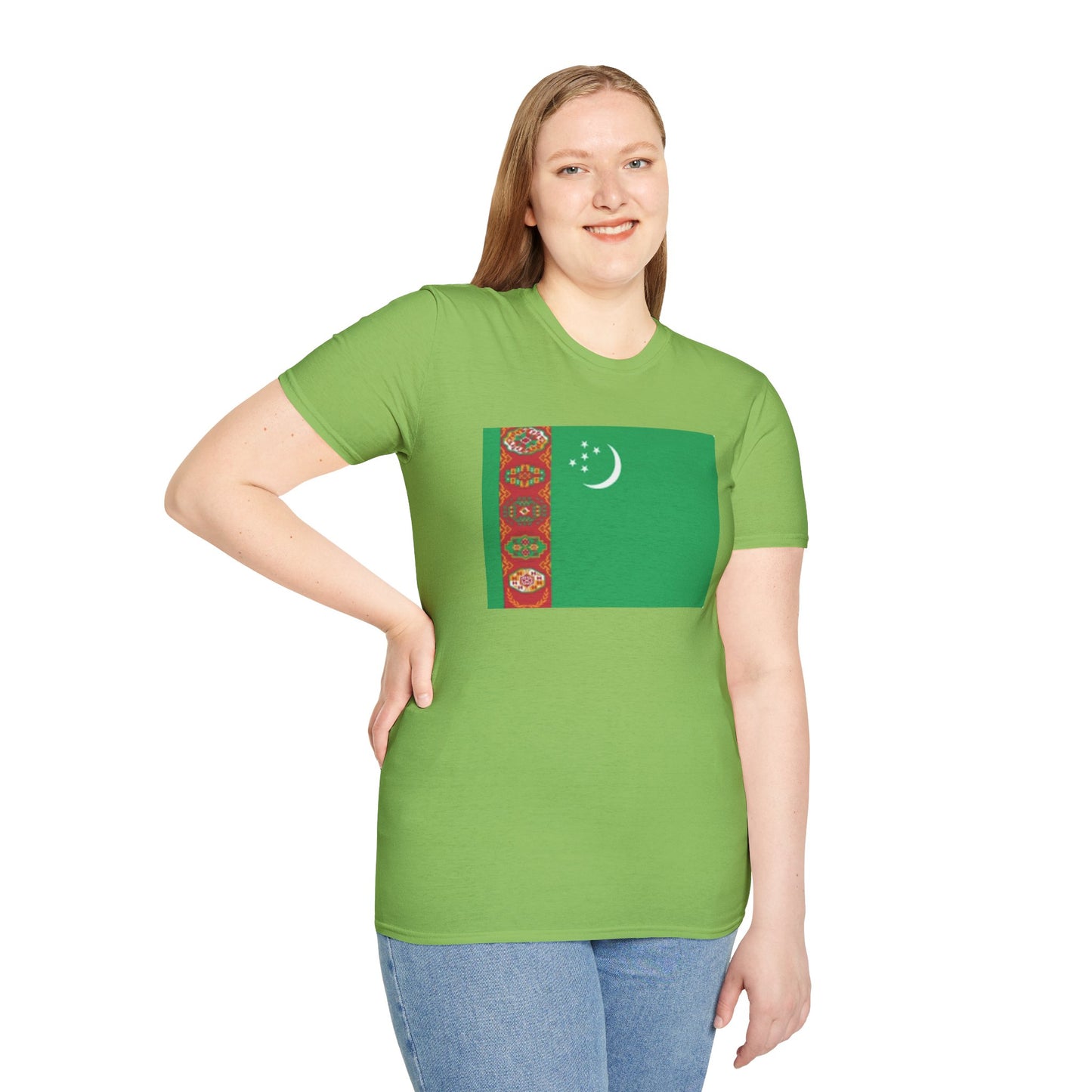 Unisex Softstyle T-Shirt -- Turkmenistan