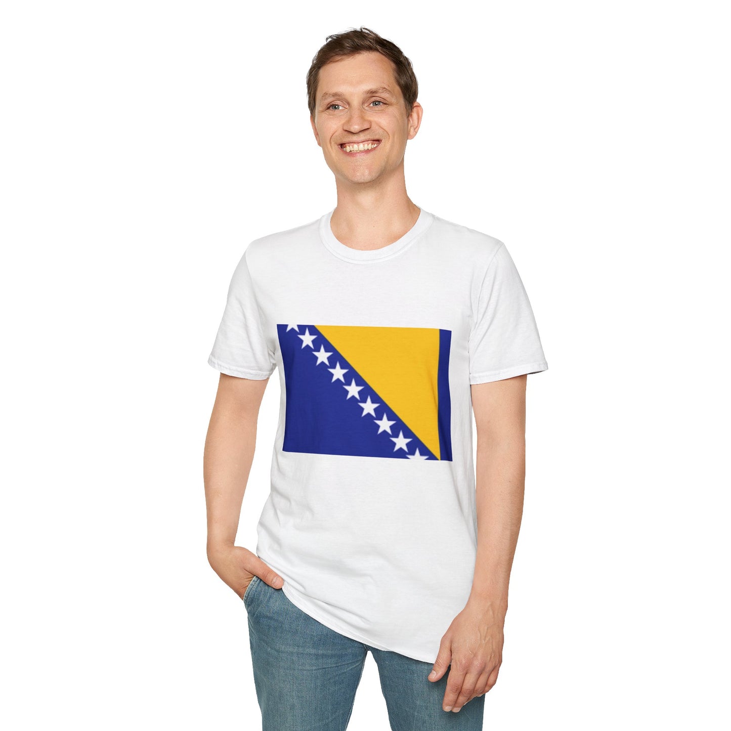 Unisex Softstyle T-Shirt -- Bosnia Herzegovina