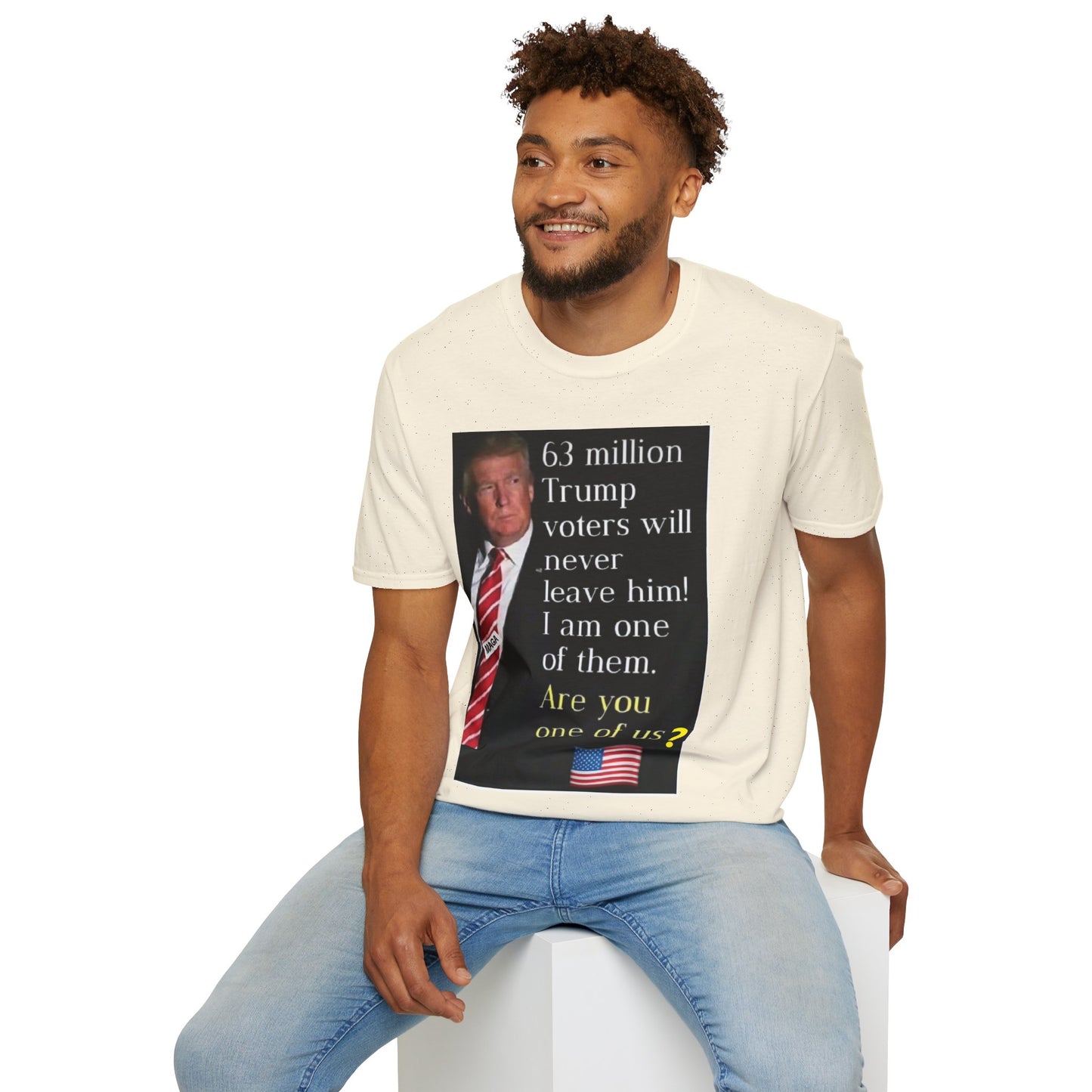 Unisex Softstyle T-Shirt -- Trump 2024