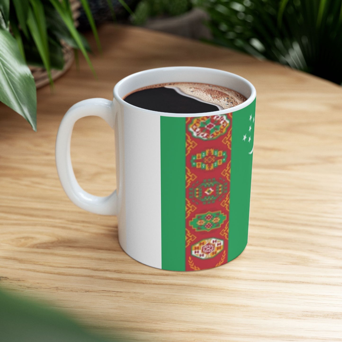 Ceramic Mug, 11oz -- Turkmenistan