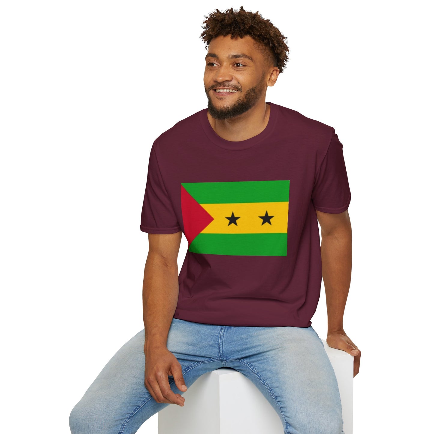 Unisex Softstyle T-Shirt -- Sao Tome and Principe
