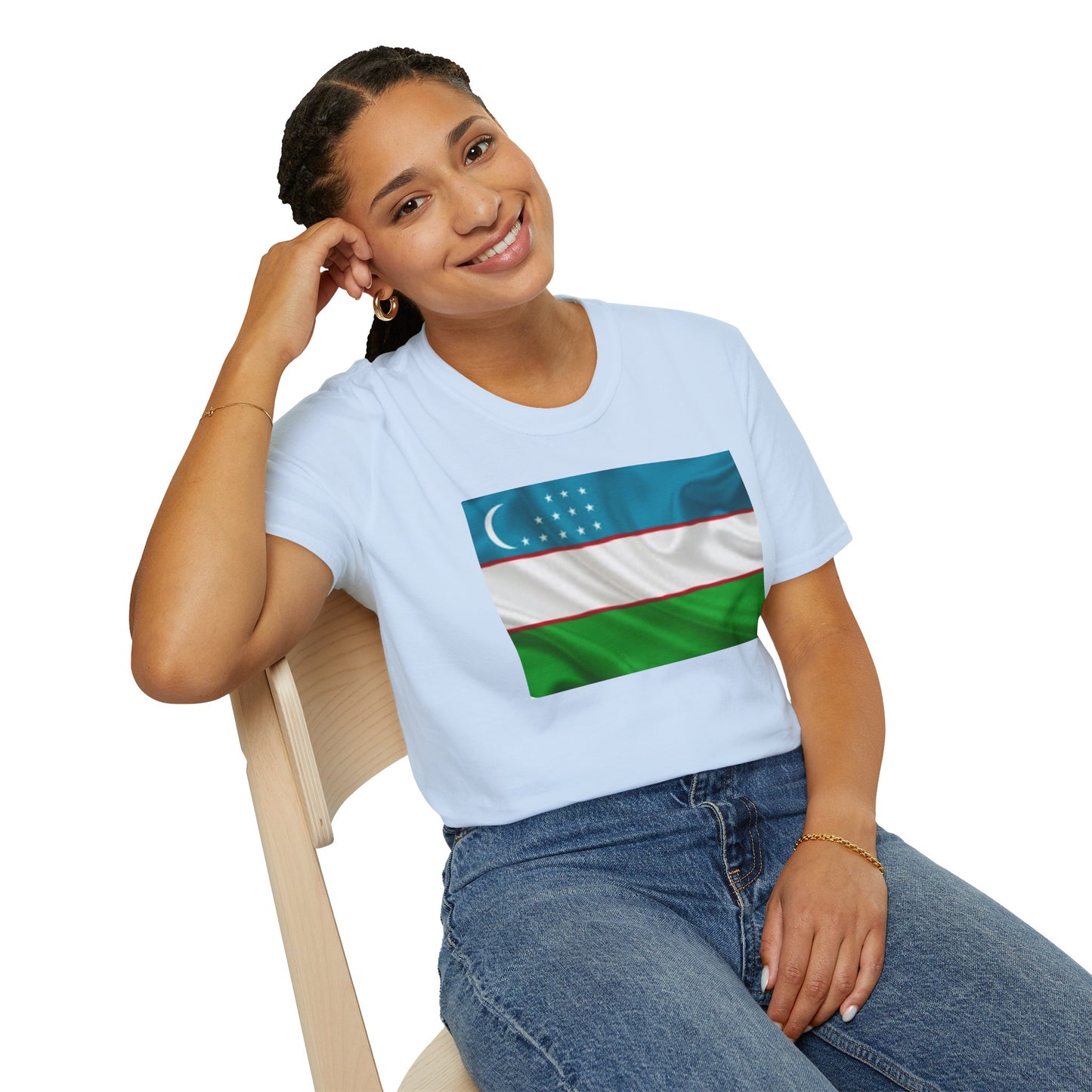 Unisex Softstyle T-Shirt -- Uzbekistan