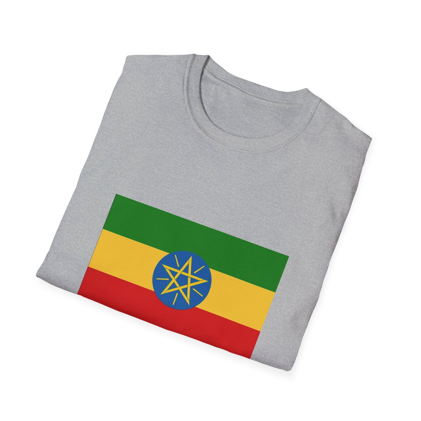Unisex Softstyle T-Shirt -- Ethiopia Federal Flag