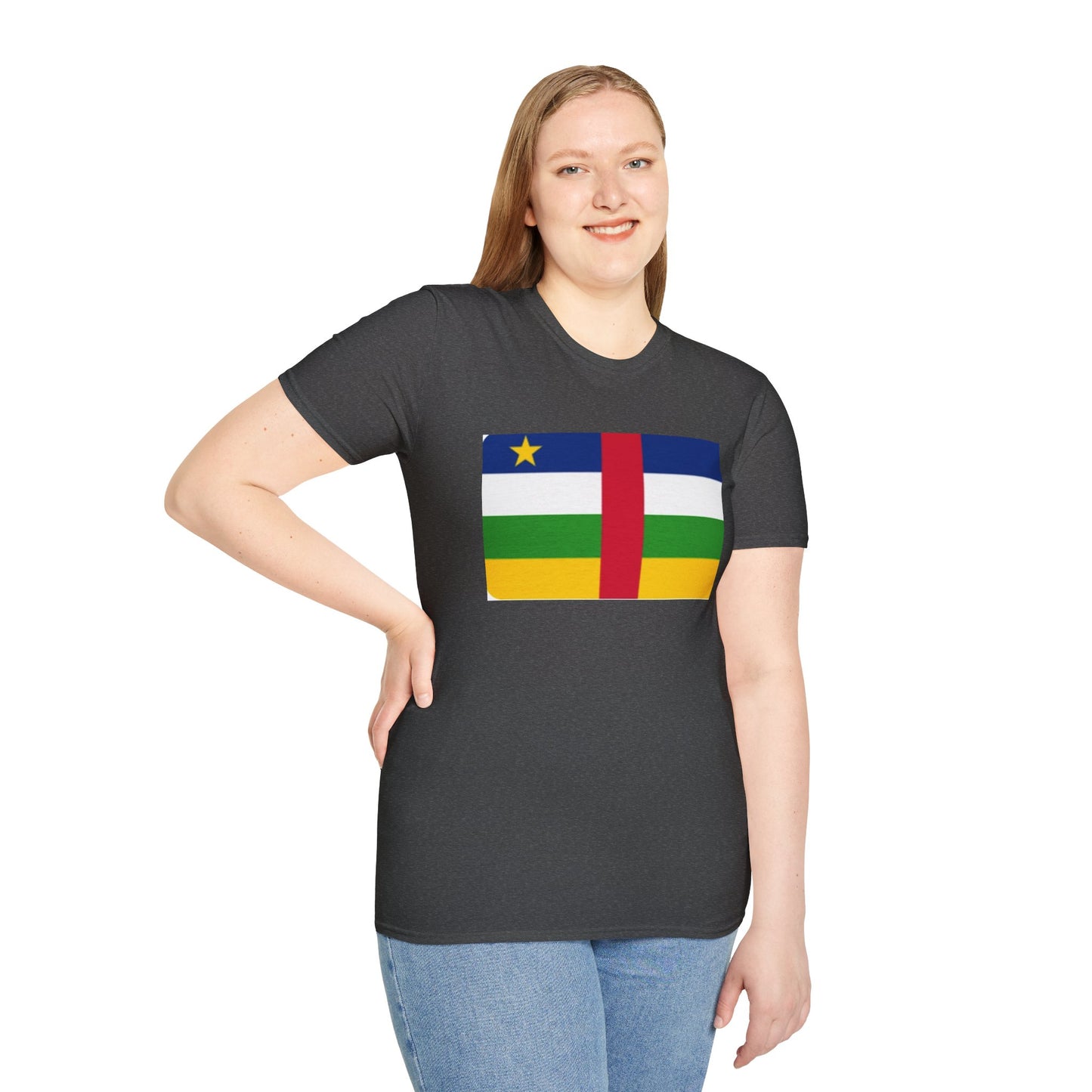 Unisex Softstyle T-Shirt - Central African Republic