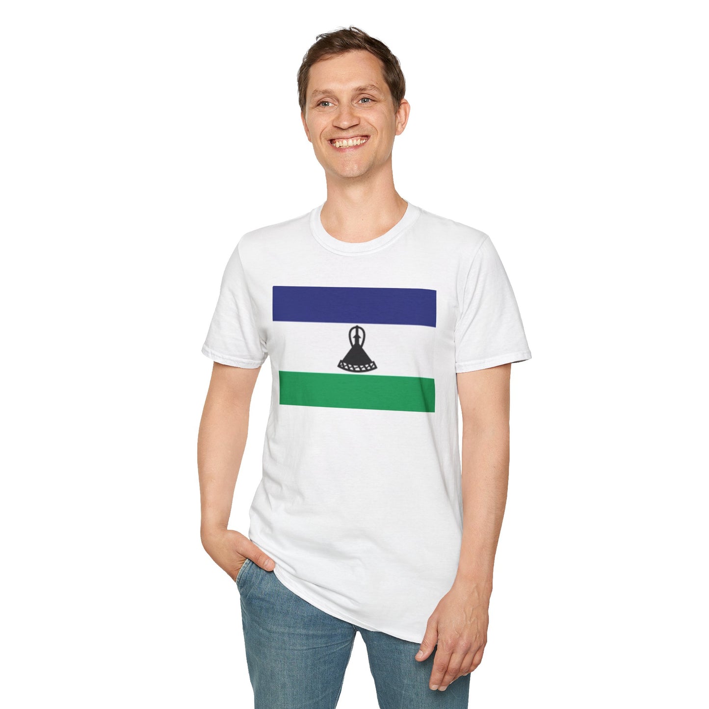 Unisex Softstyle T-Shirt -- Lesotho