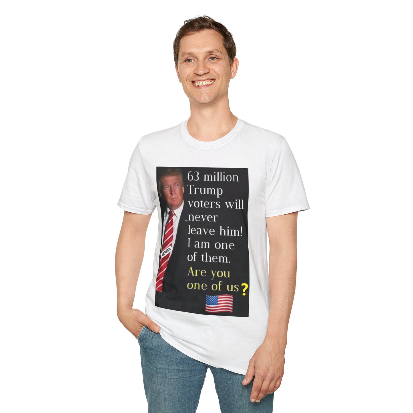 Unisex Softstyle T-Shirt -- Trump 2024