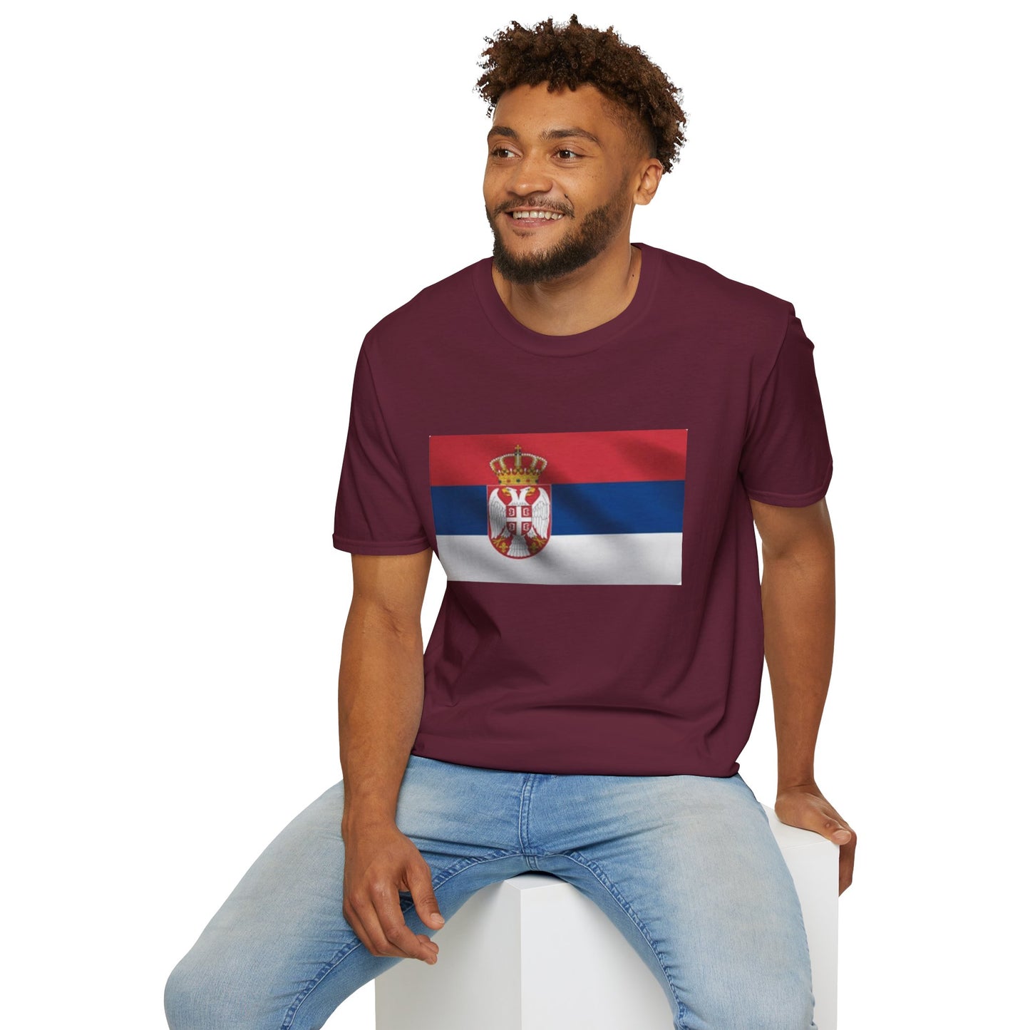 Unisex Softstyle T-Shirt -- Serbia