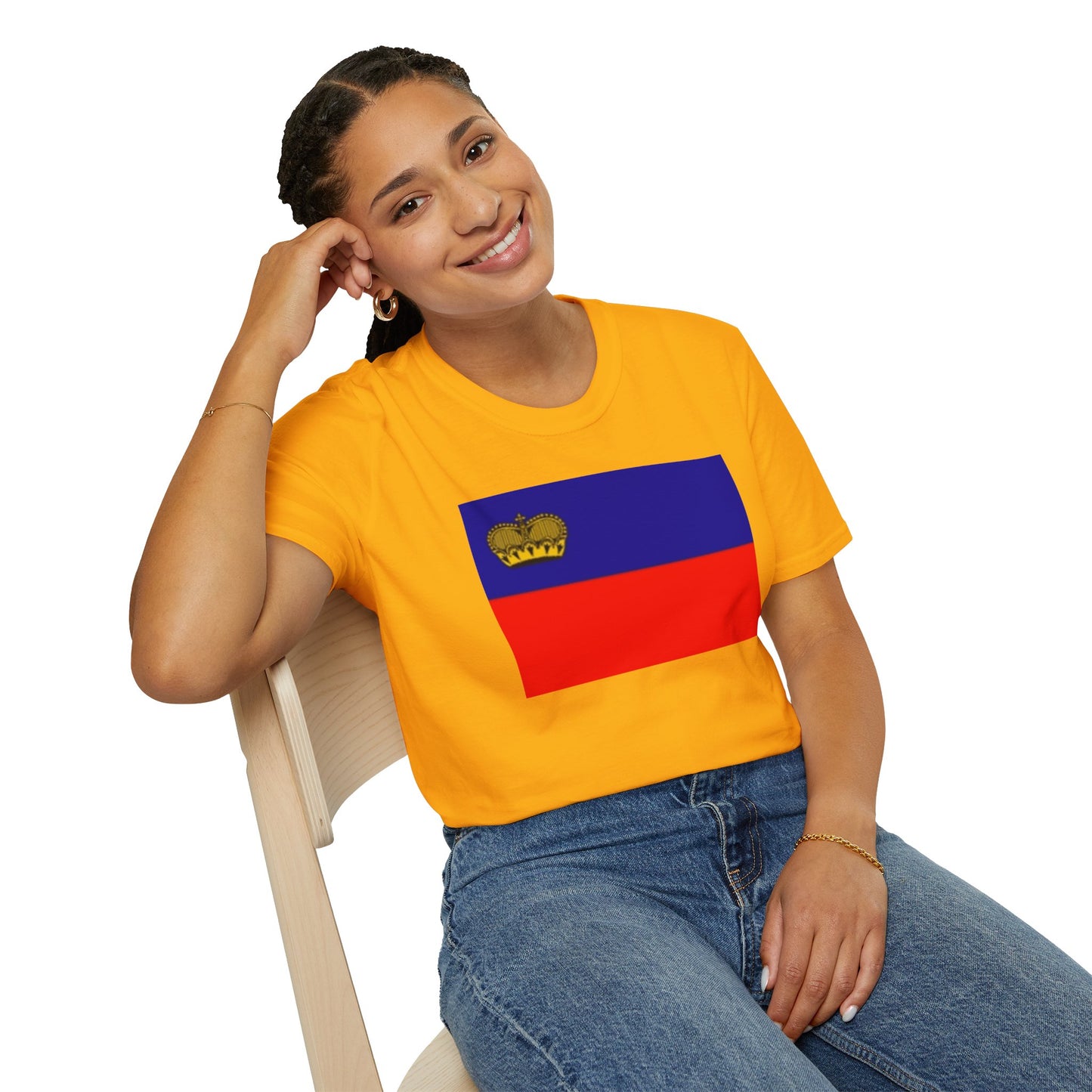 Unisex Softstyle T-Shirt -- Liechtenstein