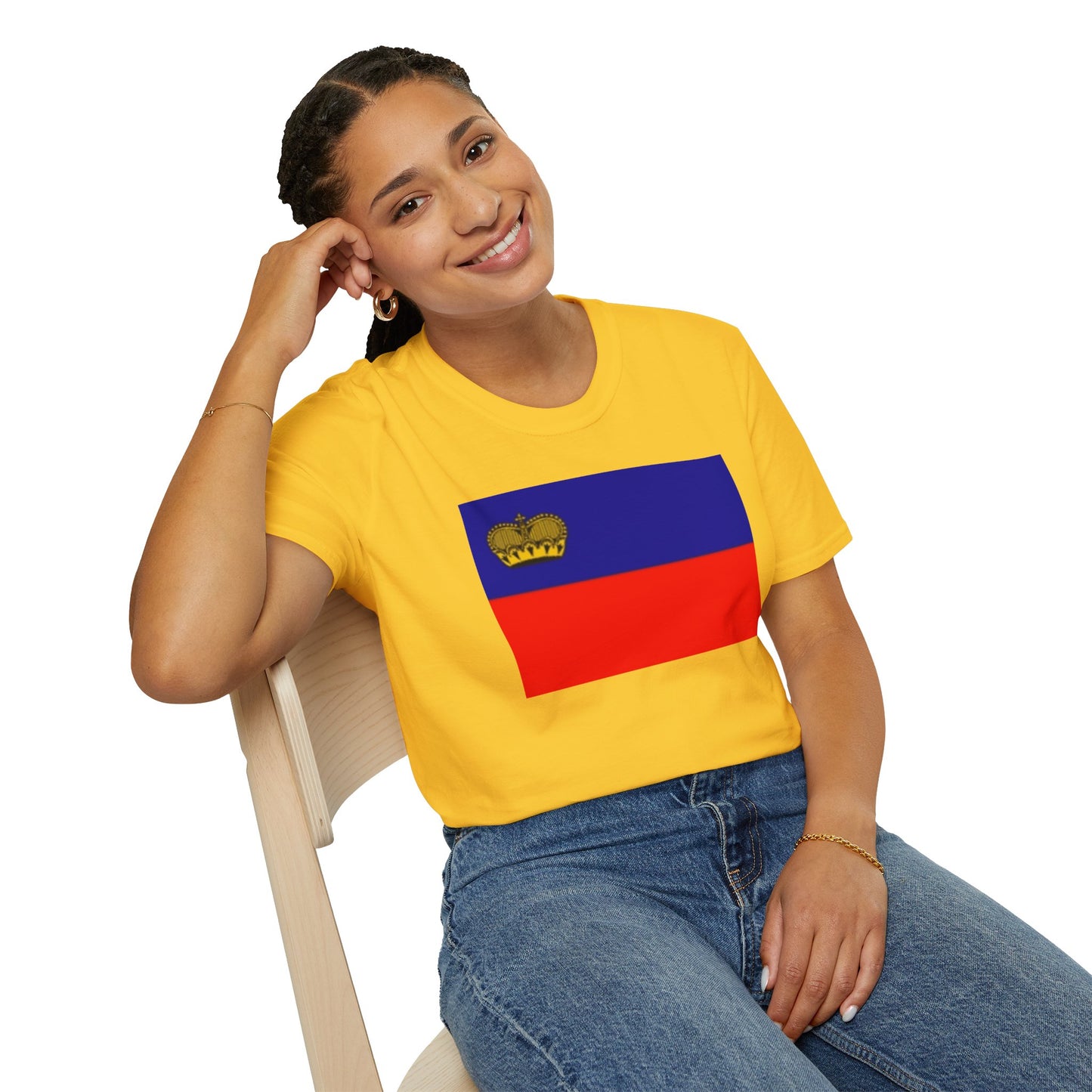 Unisex Softstyle T-Shirt -- Liechtenstein