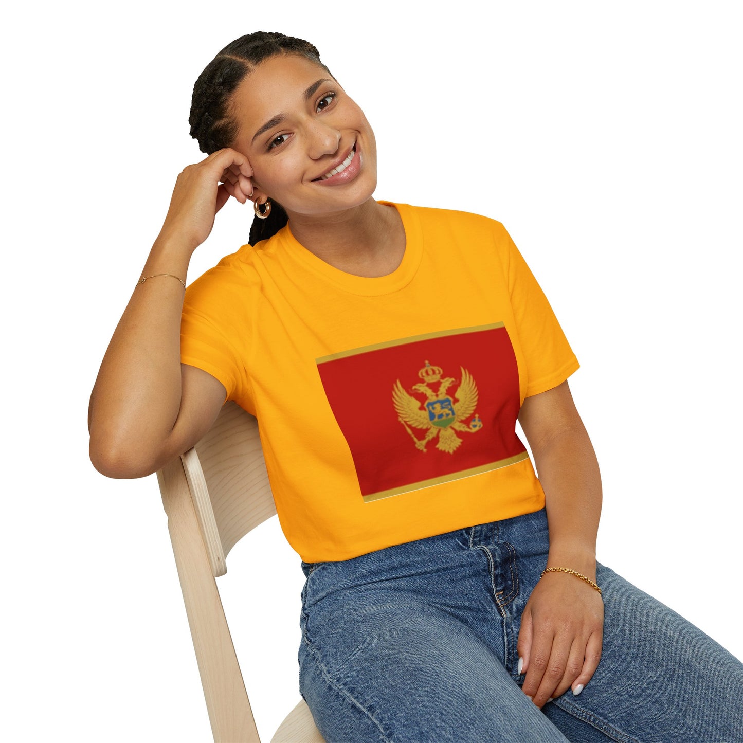Unisex Softstyle T-Shirt -- Montenegro
