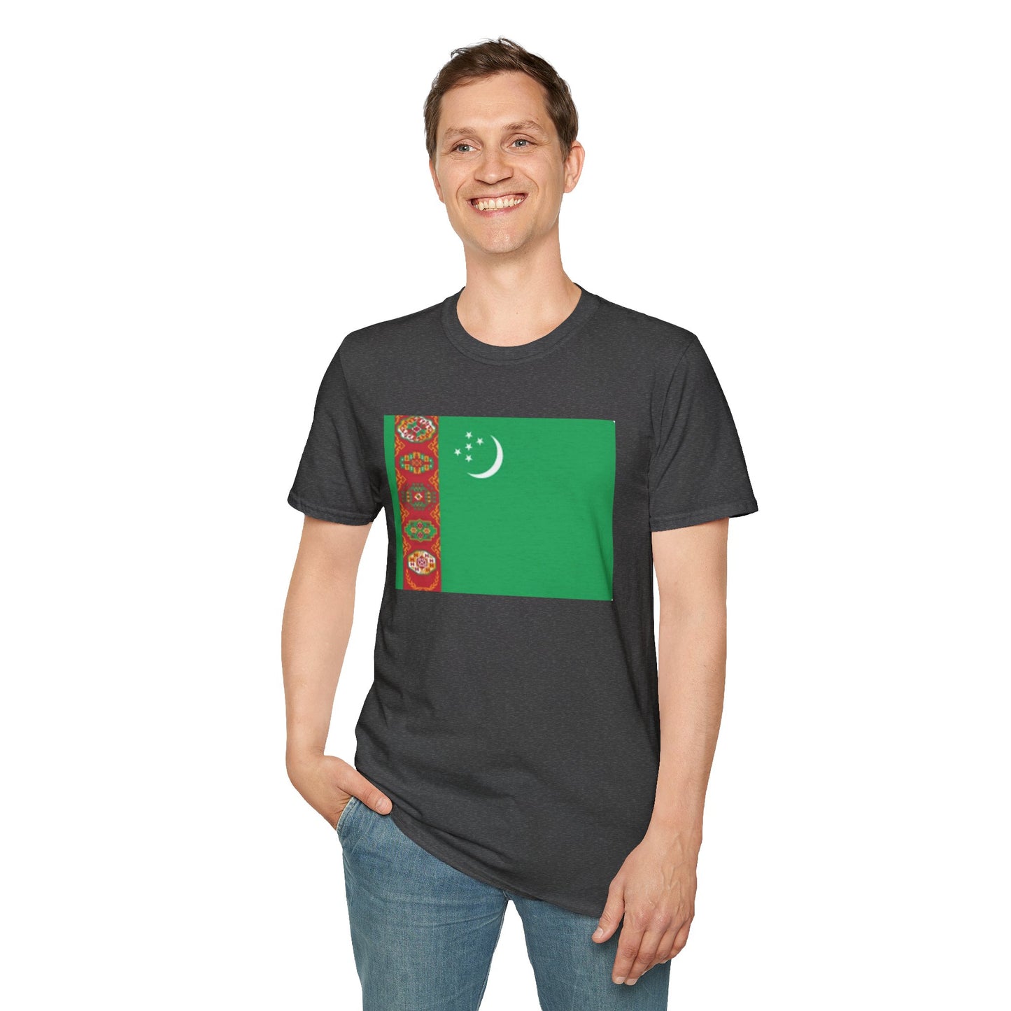 Unisex Softstyle T-Shirt -- Turkmenistan