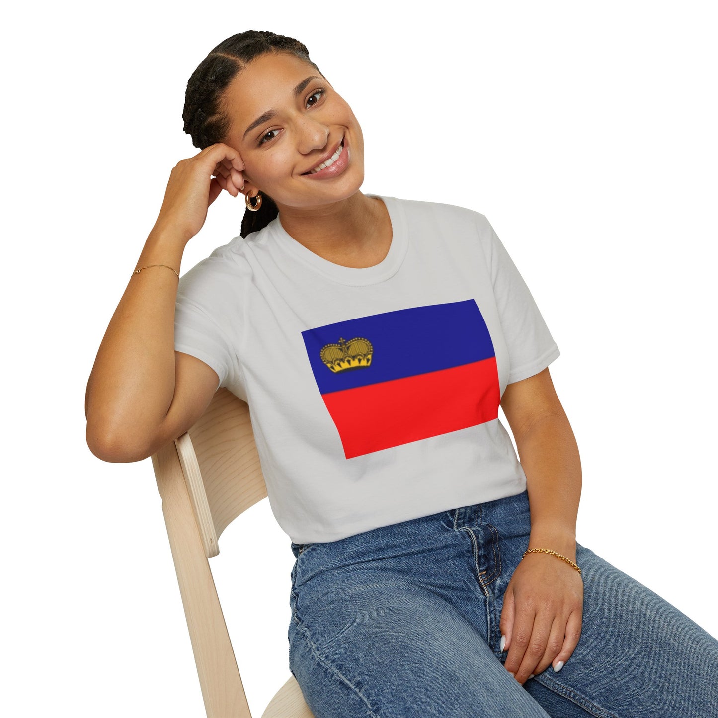 Unisex Softstyle T-Shirt -- Liechtenstein