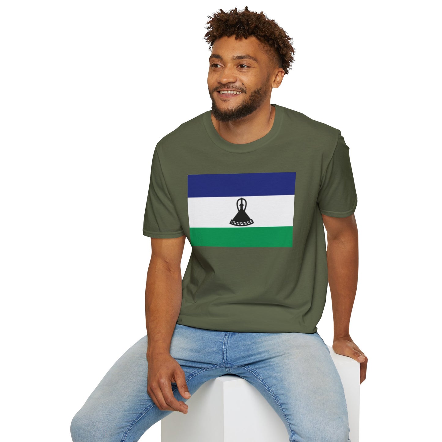 Unisex Softstyle T-Shirt -- Lesotho