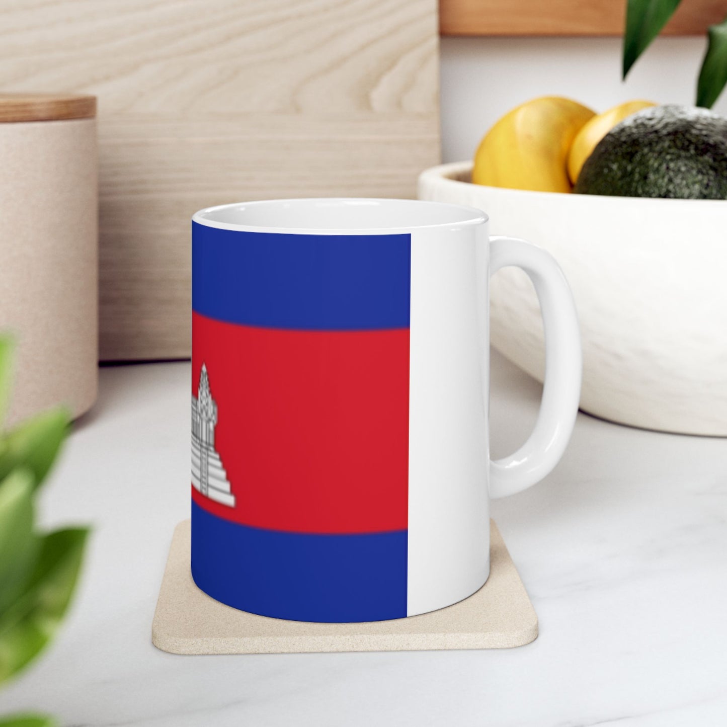 Ceramic Mug, 11oz -- Cambodia