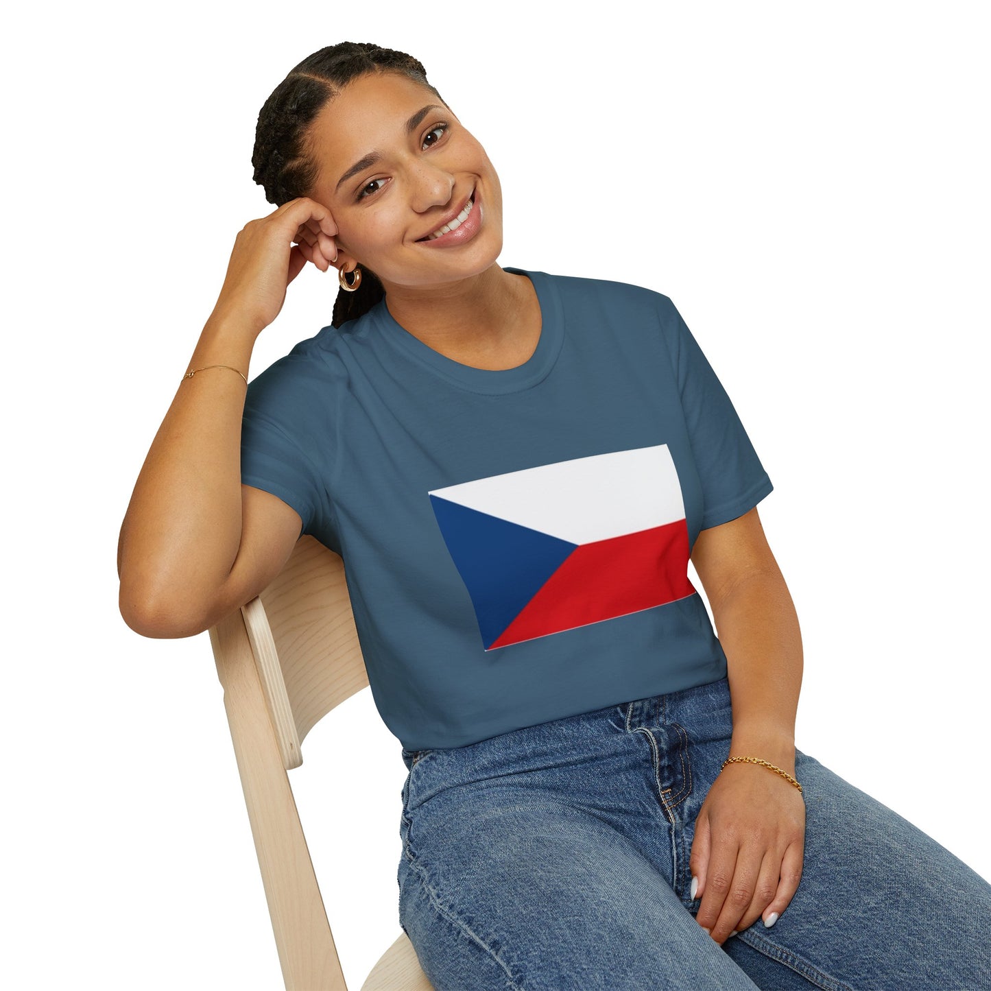 Unisex Softstyle T-Shirt -- Czechia