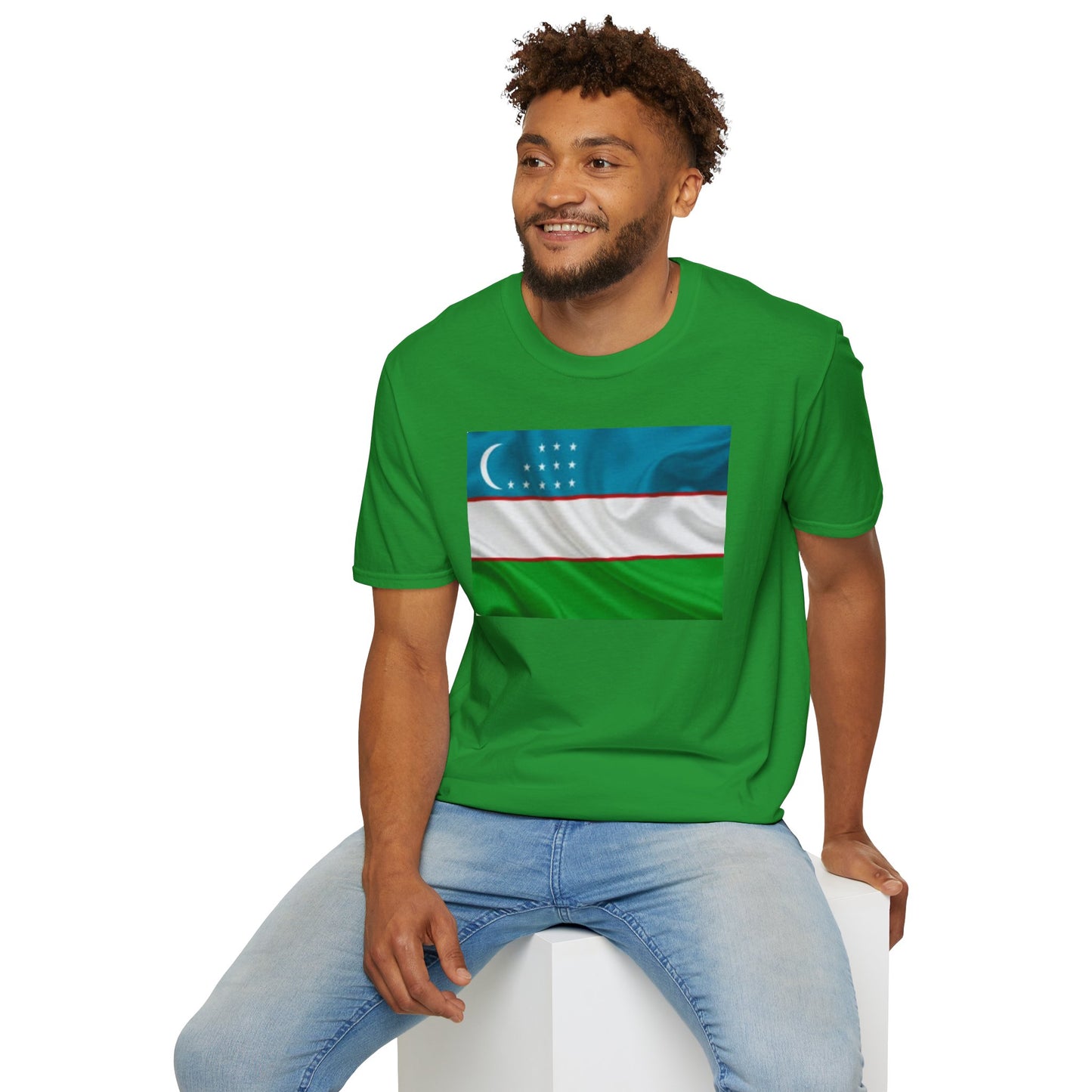 Unisex Softstyle T-Shirt -- Uzbekistan