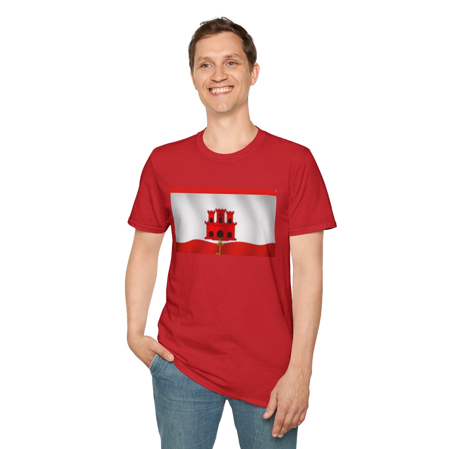 Unisex Softstyle T-Shirt -- Gibraltar