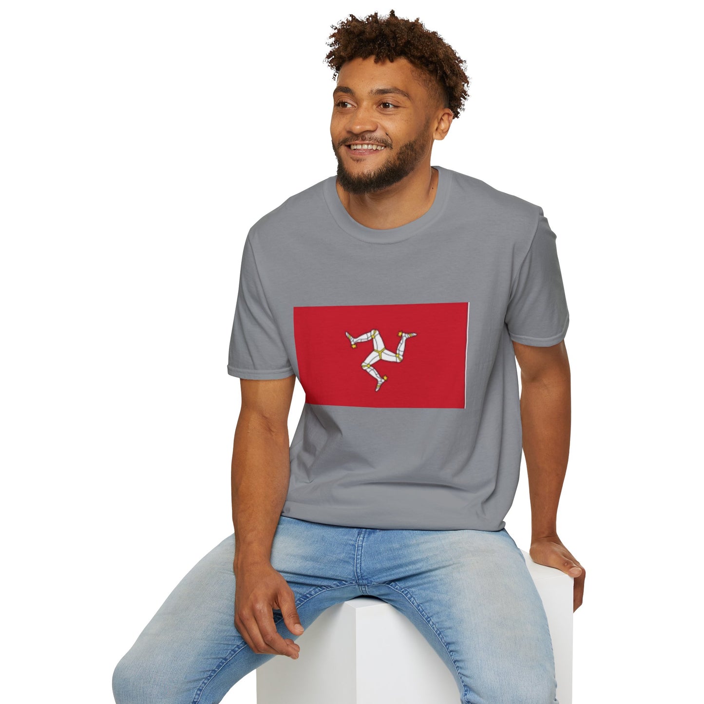 Unisex Softstyle T-Shirt -- Isle of Man
