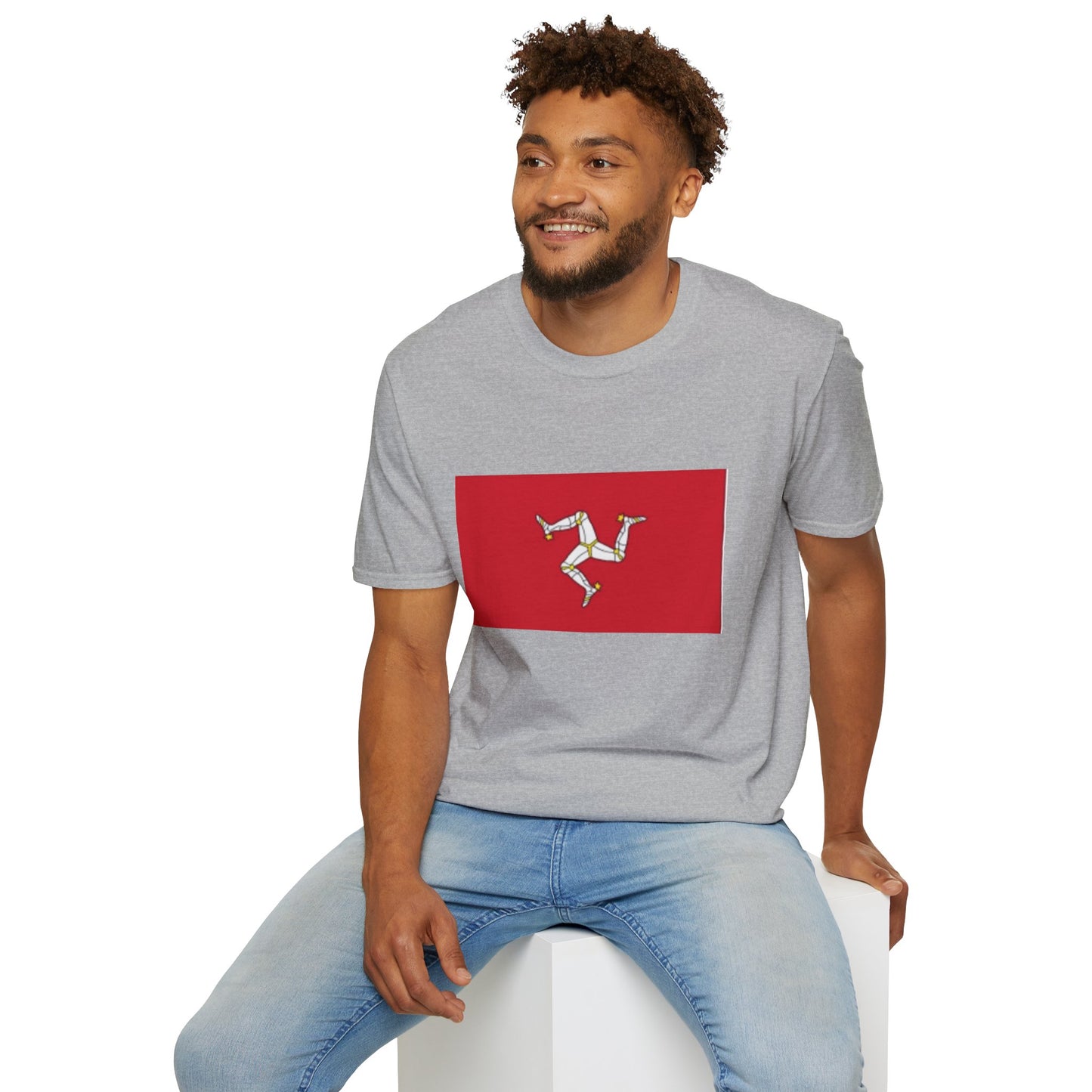 Unisex Softstyle T-Shirt -- Isle of Man