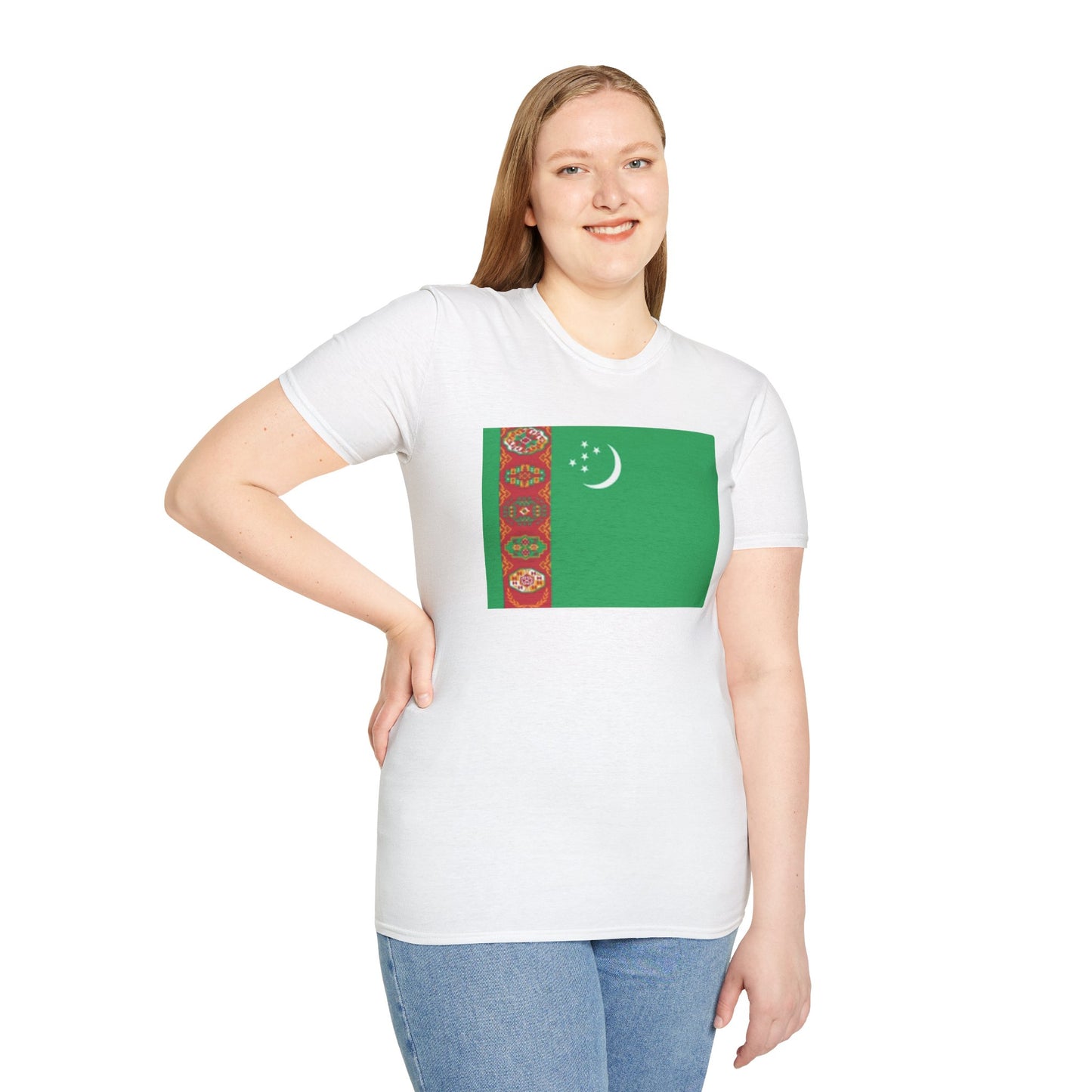 Unisex Softstyle T-Shirt -- Turkmenistan