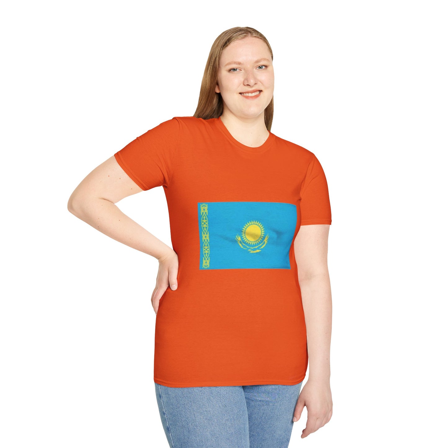 Unisex Softstyle T-Shirt -- Kazakhstan