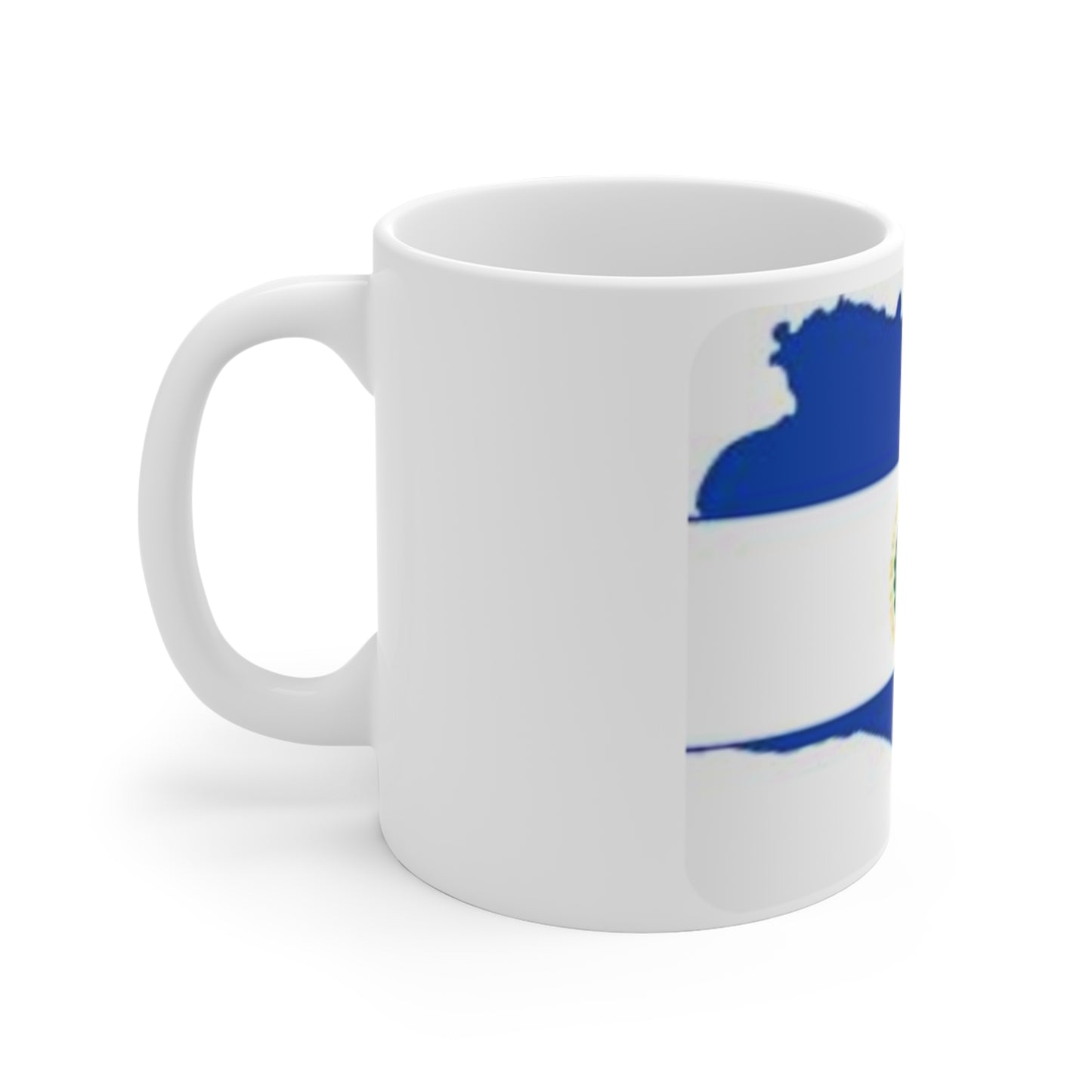 Mug 11oz -- el Salvador mug flag and map